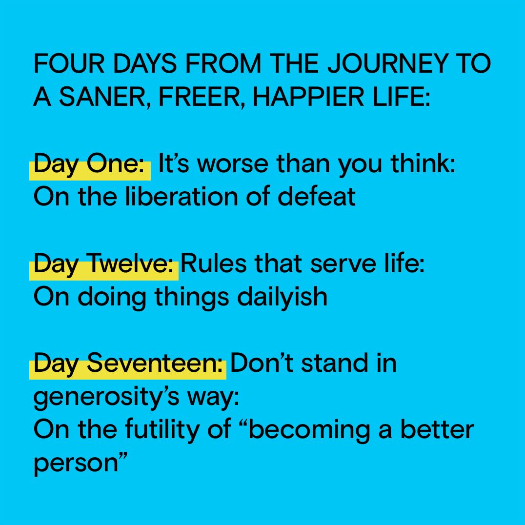 Meditations for Mortals: Four Weeks to Embrace Your Limitations and Make Time for What Counts