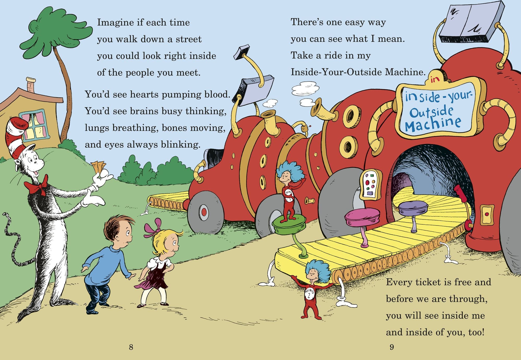 Inside Your Outside!: All About the Human Body (Cat in the Hat's Learning Library Series)