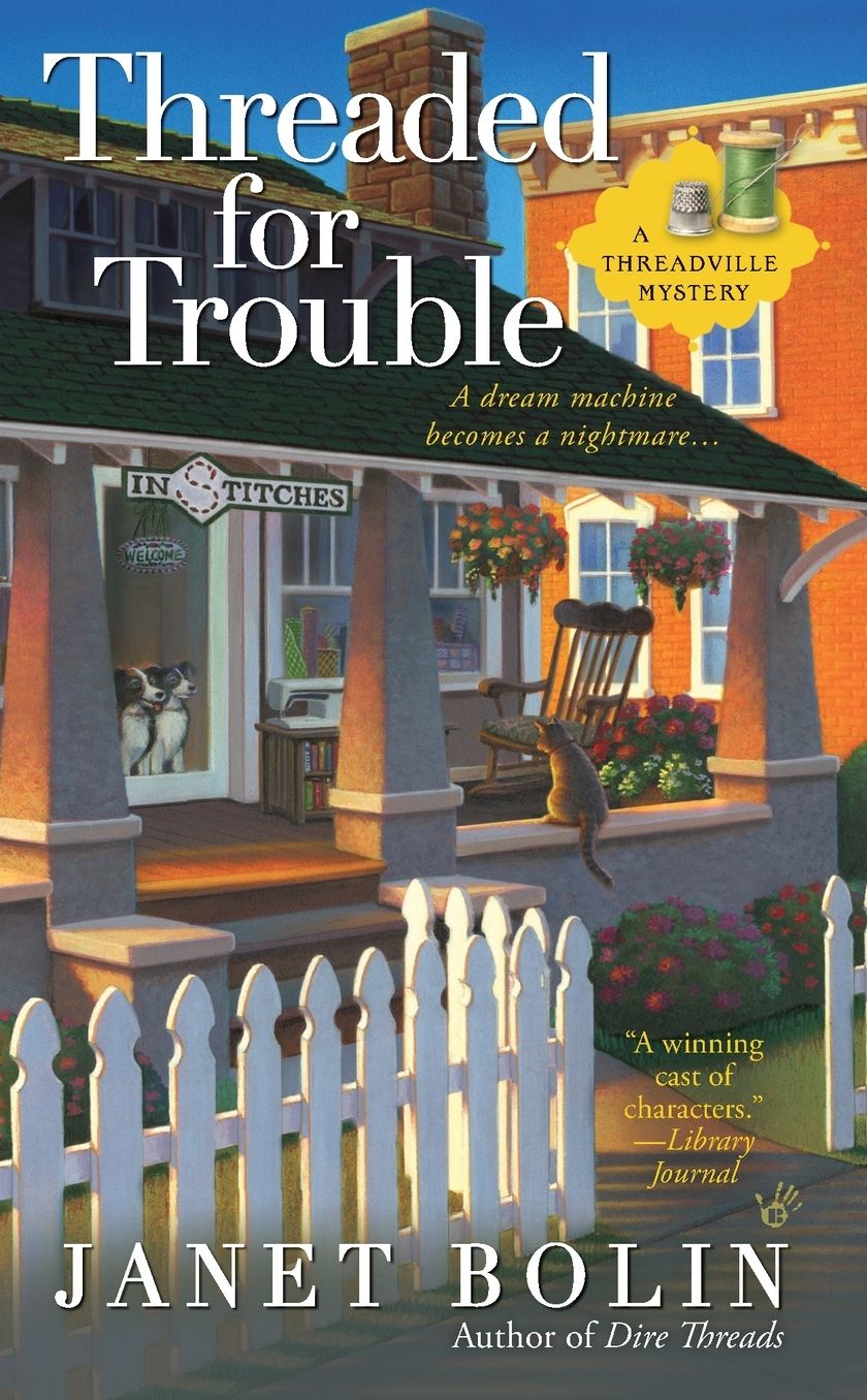 Threaded for Trouble (Threadville Mystery Series #2)