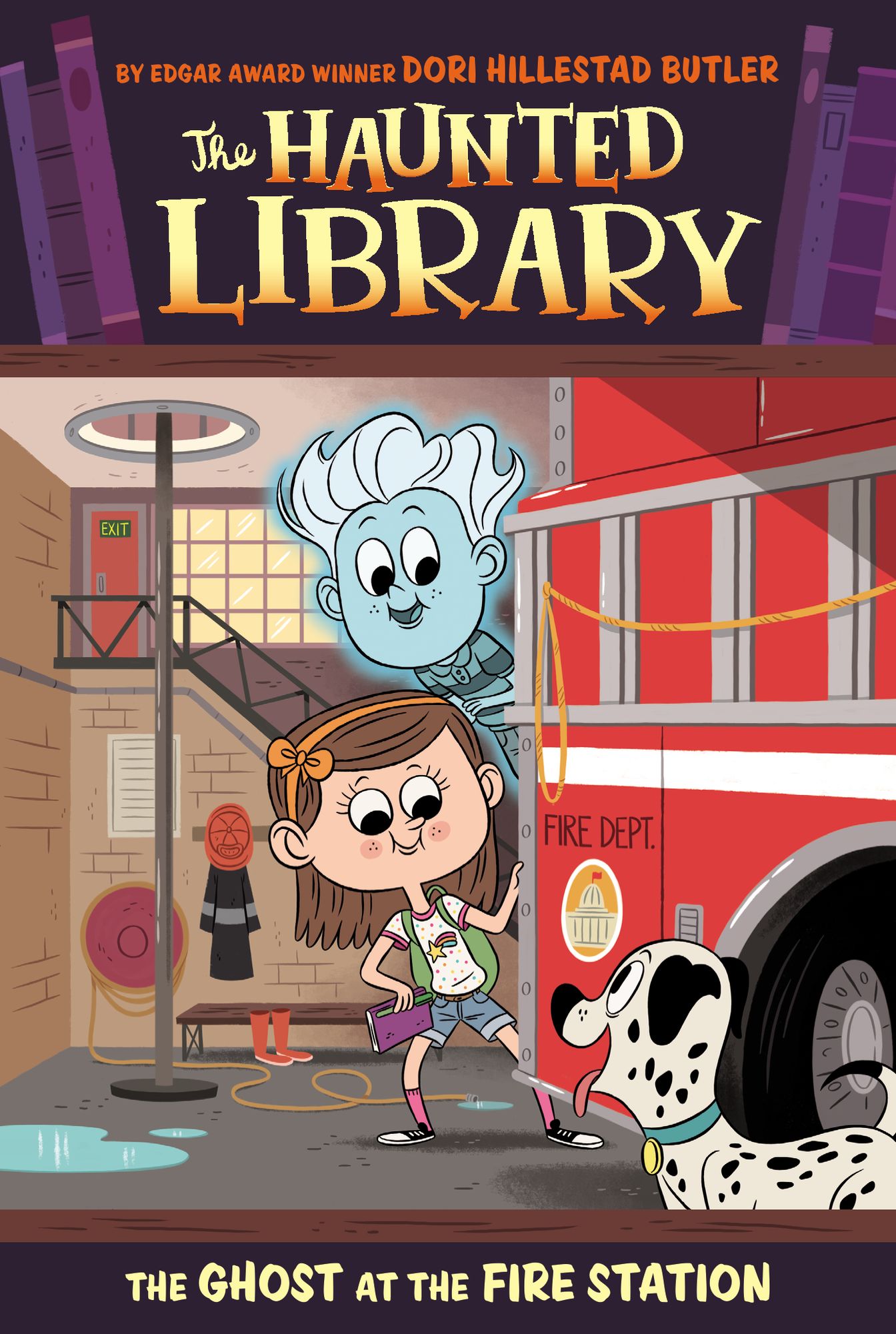 The Ghost at the Fire Station (Haunted Library Series #6)