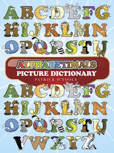 Alphabetimals Picture Dictionary Coloring Book