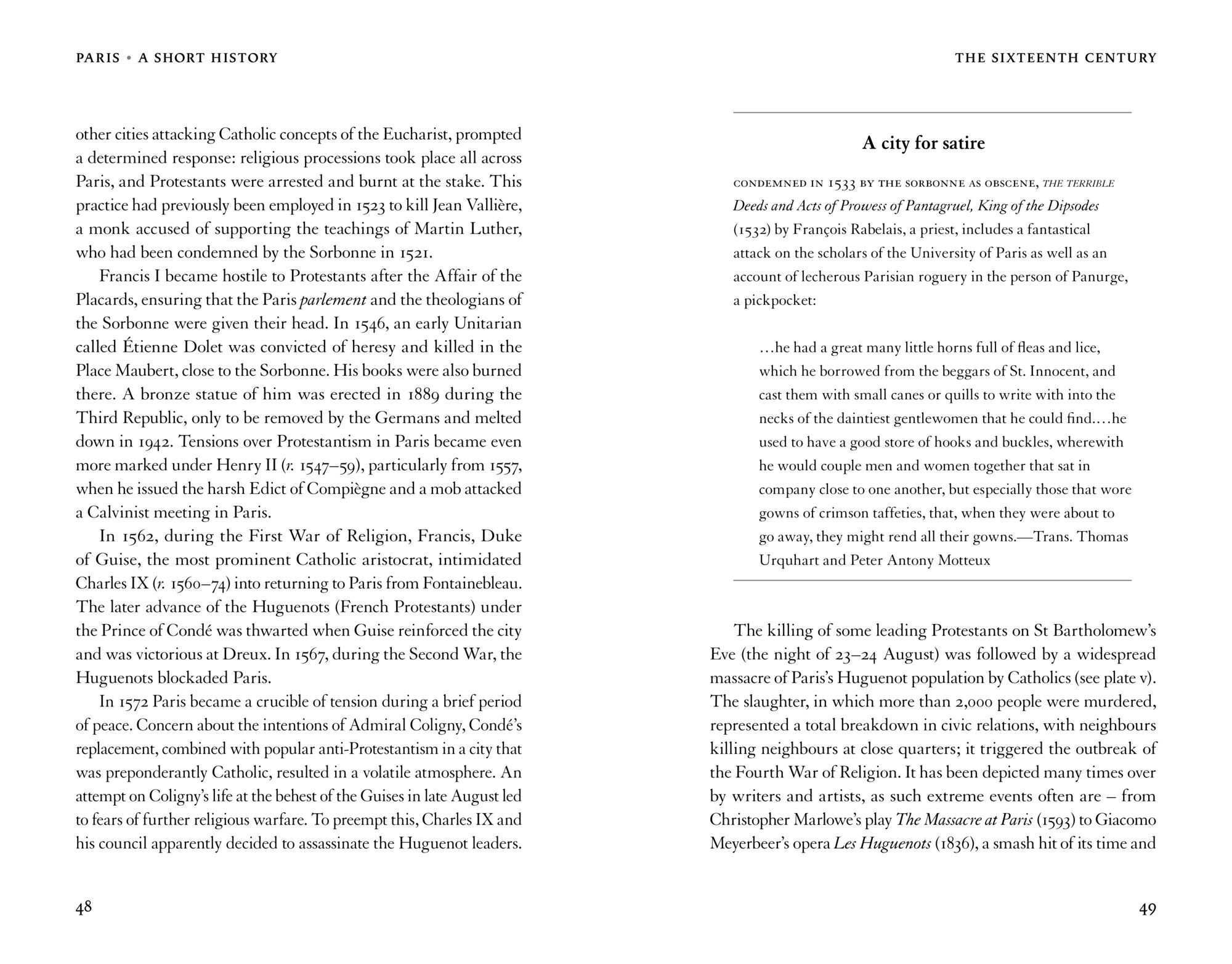 Paris: A Short History