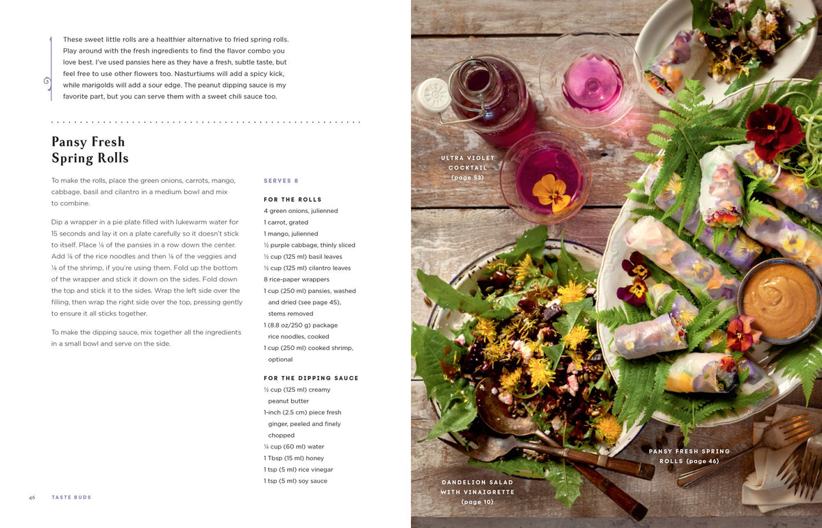Taste Buds: A Field Guide to Cooking and Baking with Flowers