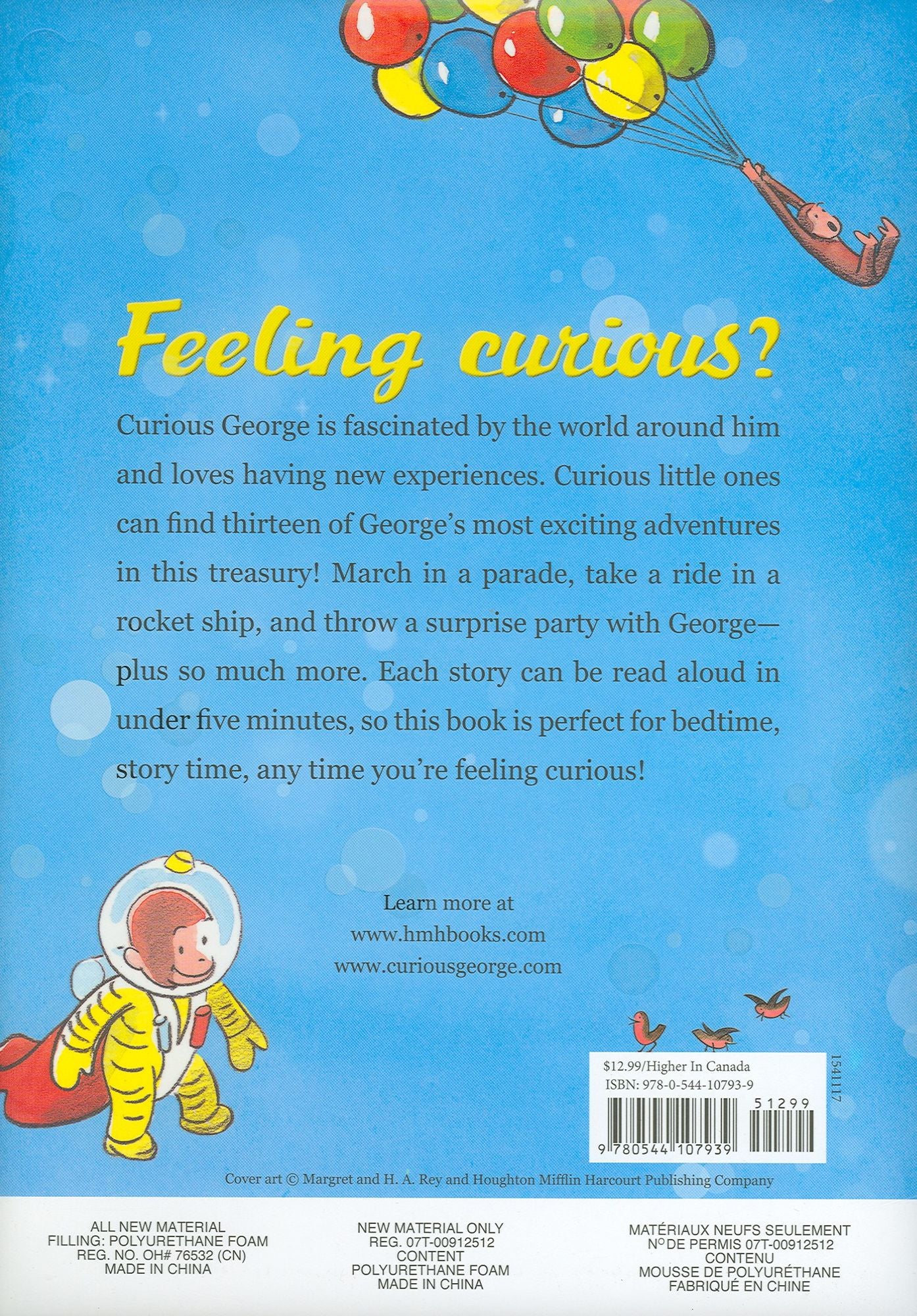 Curious George's 5-Minute Stories
