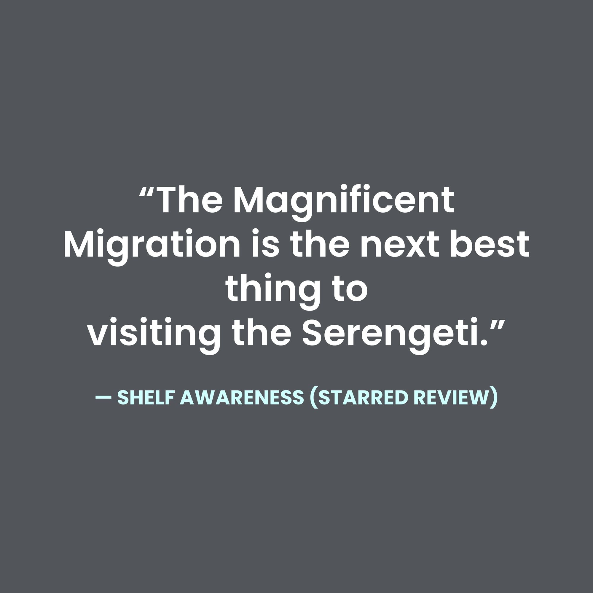 The Magnificent Migration: On Safari with Africa's Last Great Herds