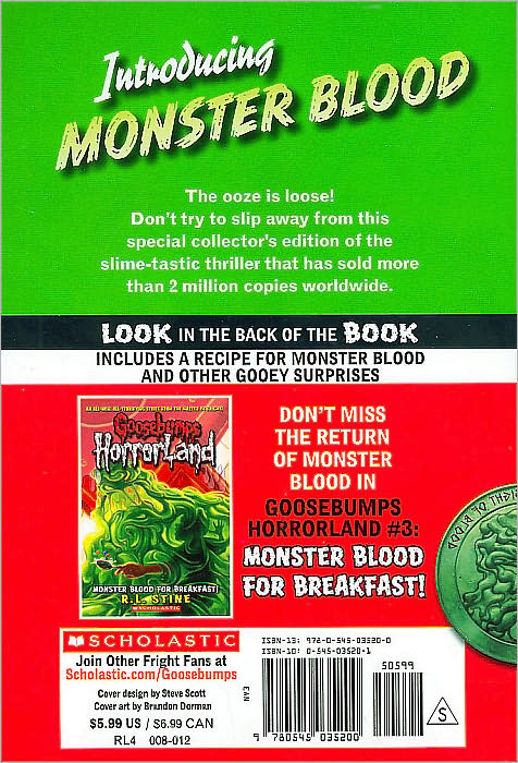 Monster Blood (Classic Goosebumps Series #3)