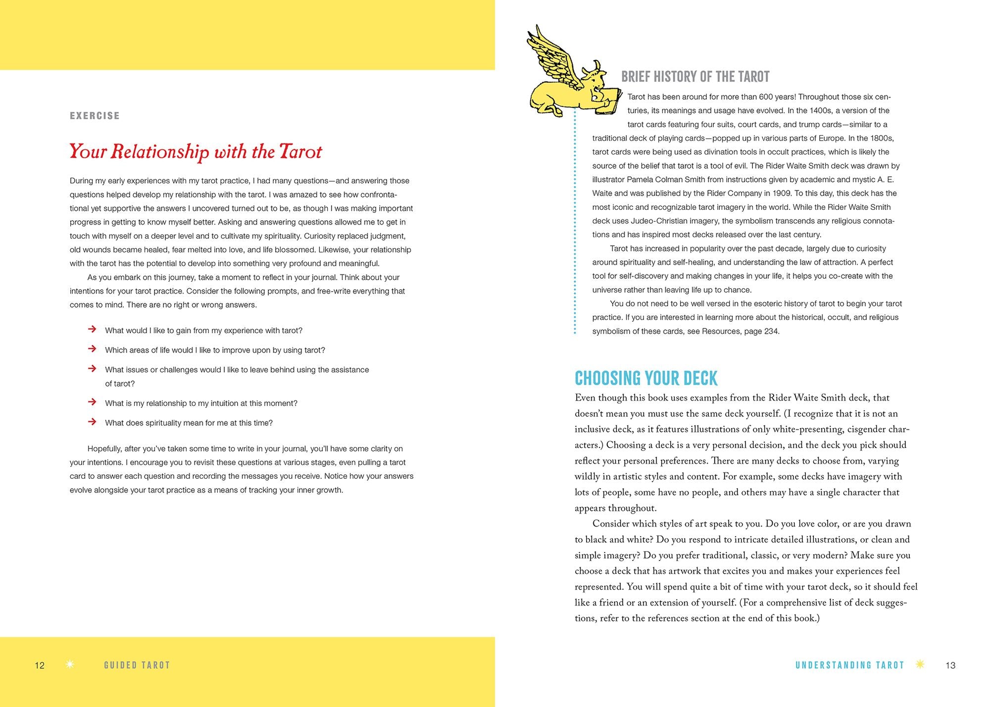 Guided Tarot: A Beginner's Guide to Card Meanings, Spreads, and Intuitive Exercises for Seamless Readings