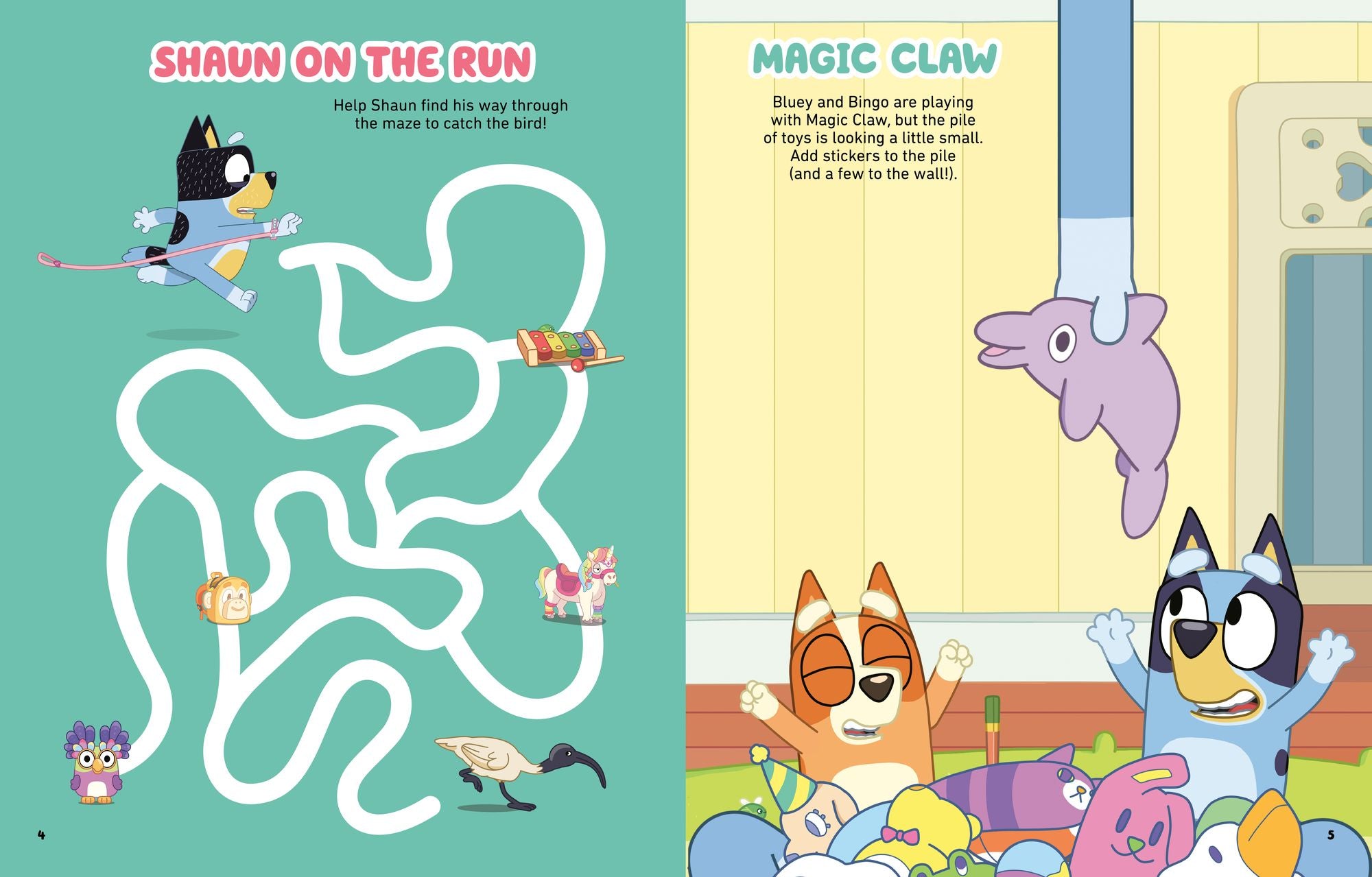 Bluey: Time to Play!: A Sticker & Activity Book