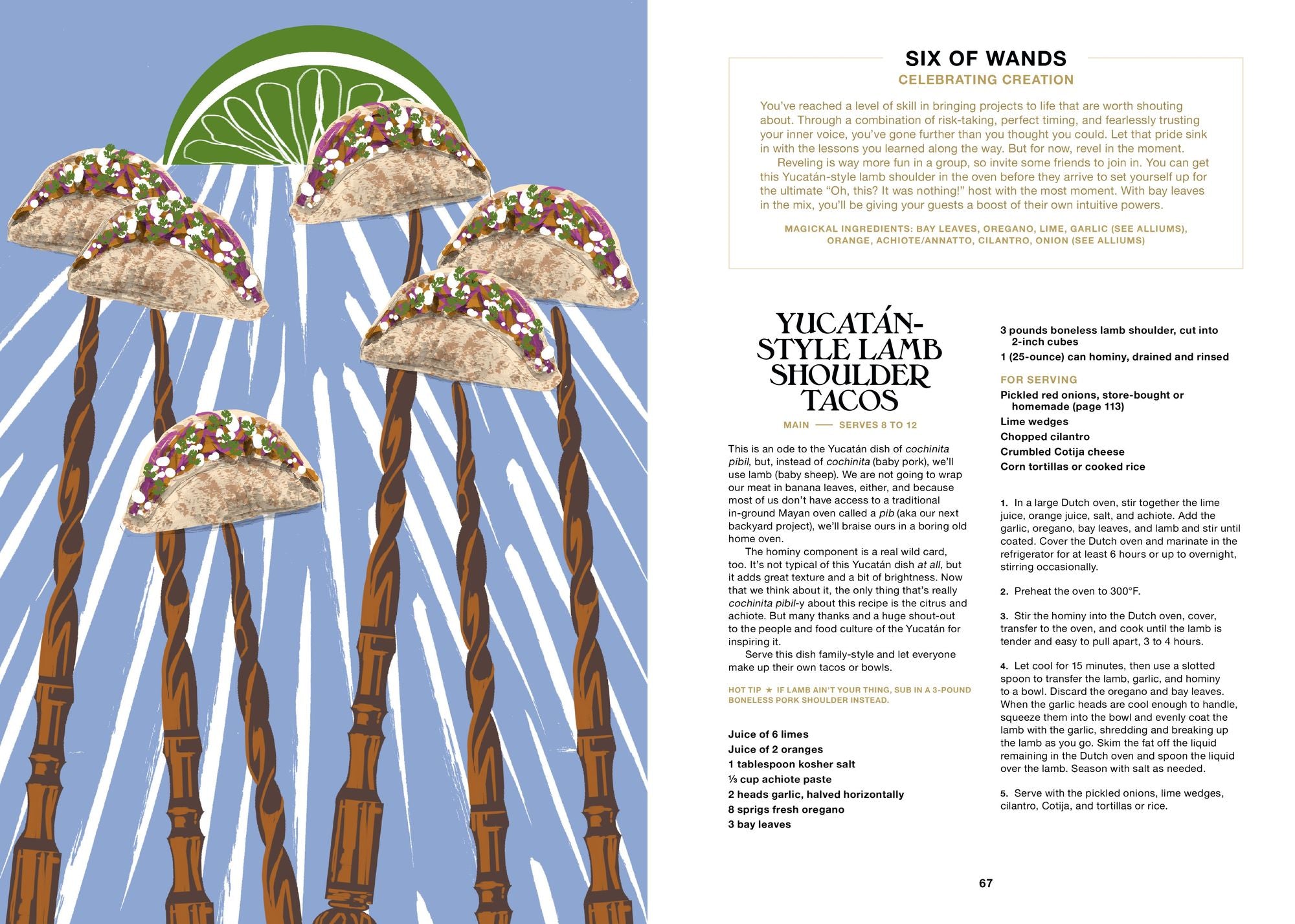 Divine Your Dinner: A Cookbook for Using Tarot as Your Guide to Magickal Meals