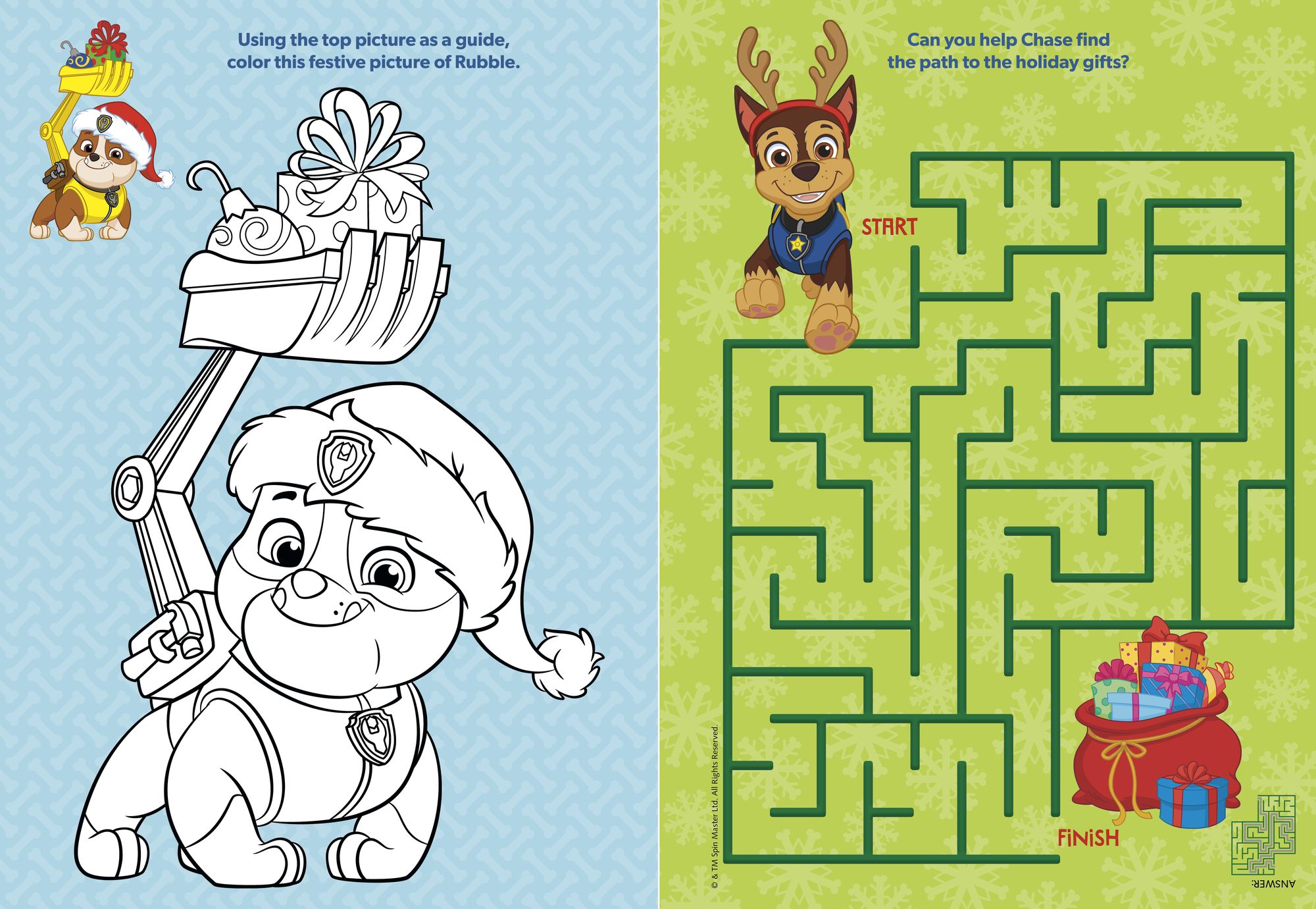 Pawsome Holiday Sticker Party! (PAW Patrol): A Holiday Book for Kids with Over 500 Stickers