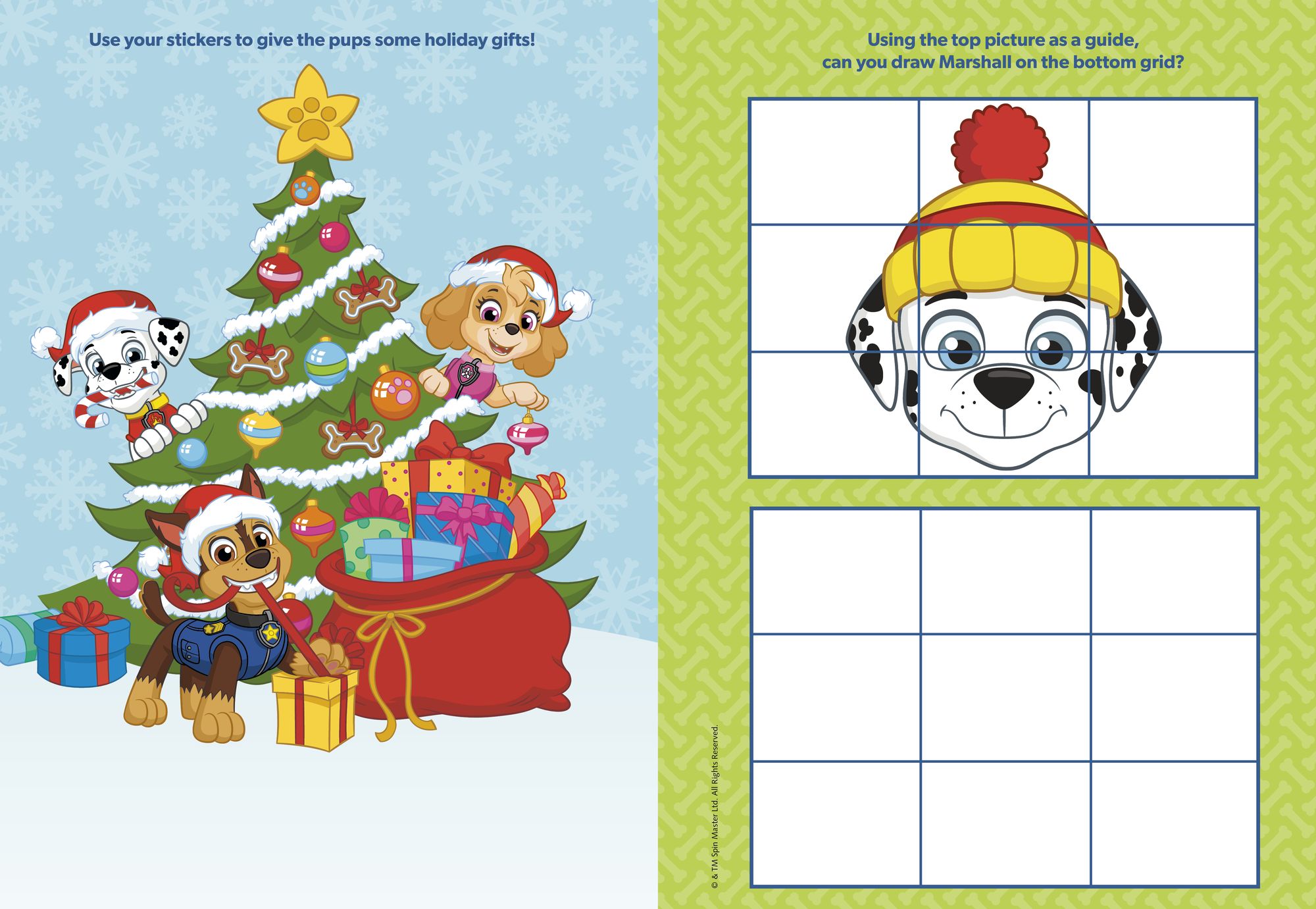 Pawsome Holiday Sticker Party! (PAW Patrol): A Holiday Book for Kids with Over 500 Stickers