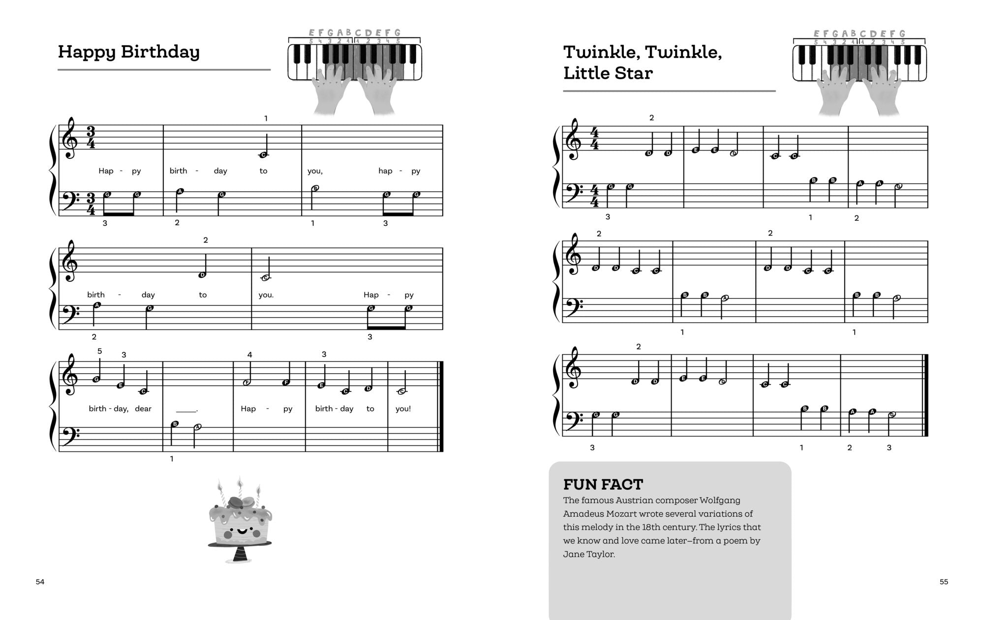 My First Piano Sheet Music: Easy, Fun-to-Play Popular Songs for Kids