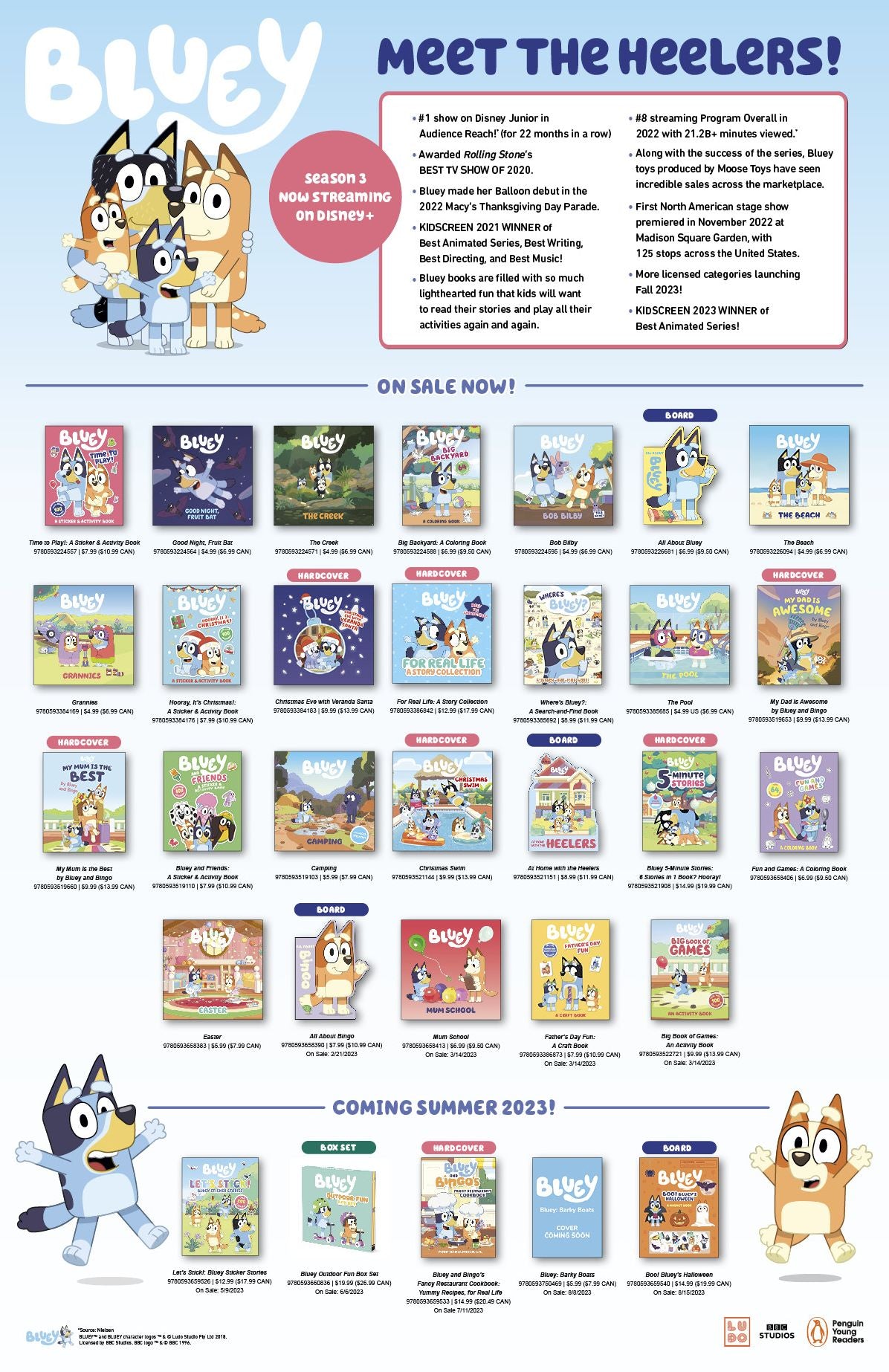 Bluey and Friends: A Sticker & Activity Book