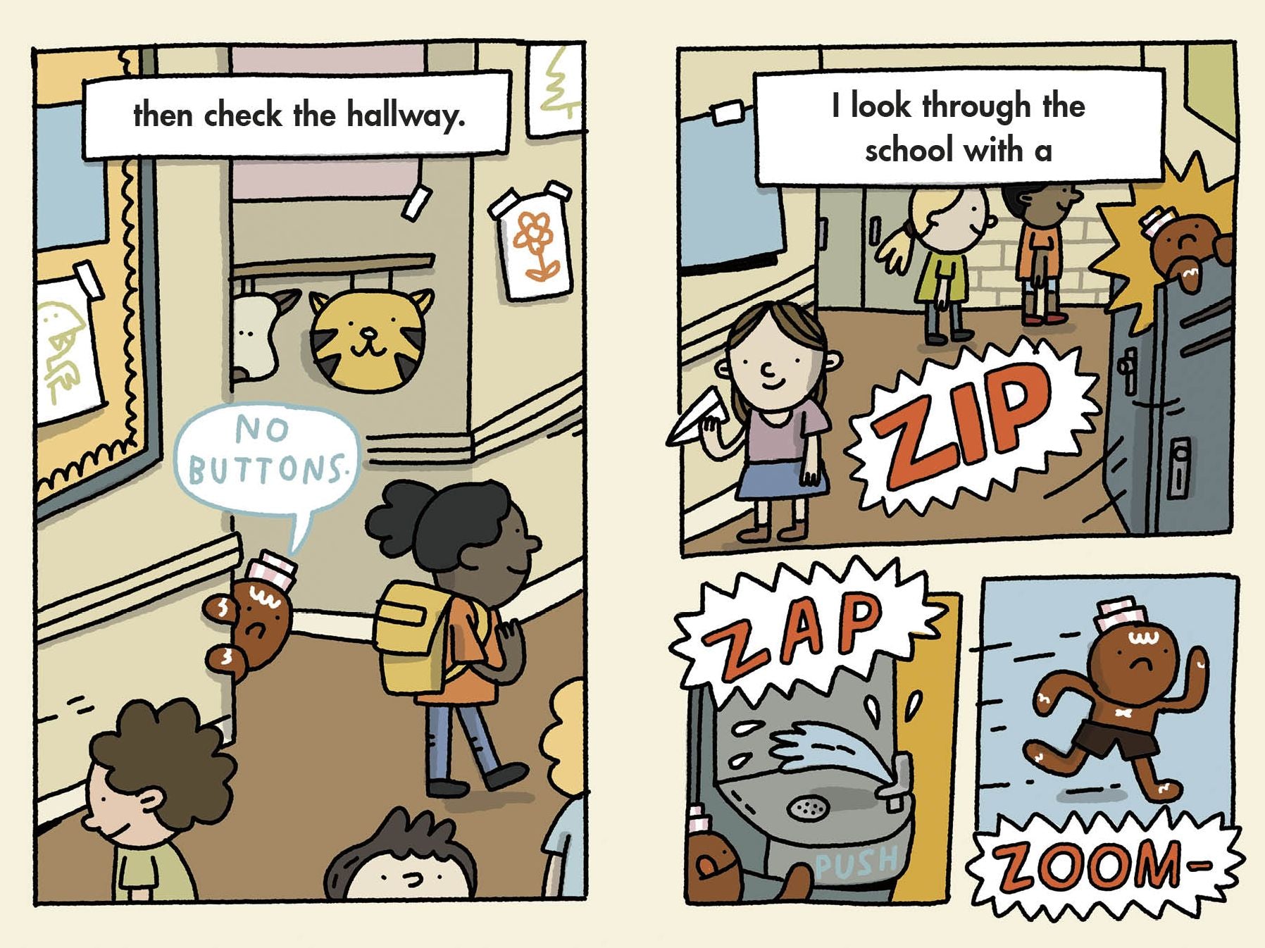 The Gingerbread Man: Buttons on the Loose: A Graphic Novel