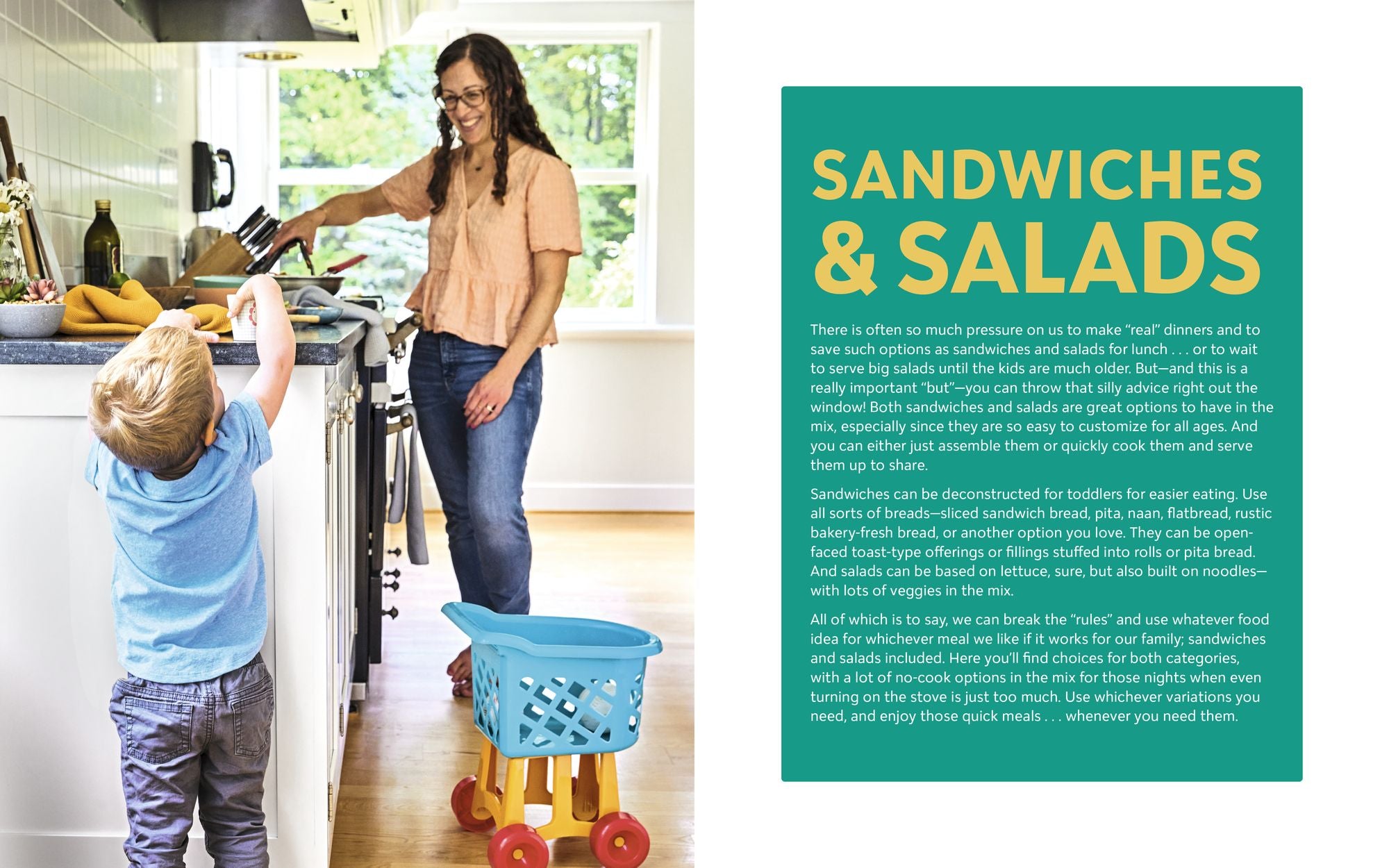 Yummy Toddler Food: Dinnertime SOS: 100 Sanity-Saving Meals Parents and Kids of All Ages Will Actually Want to Eat: A Cookbook