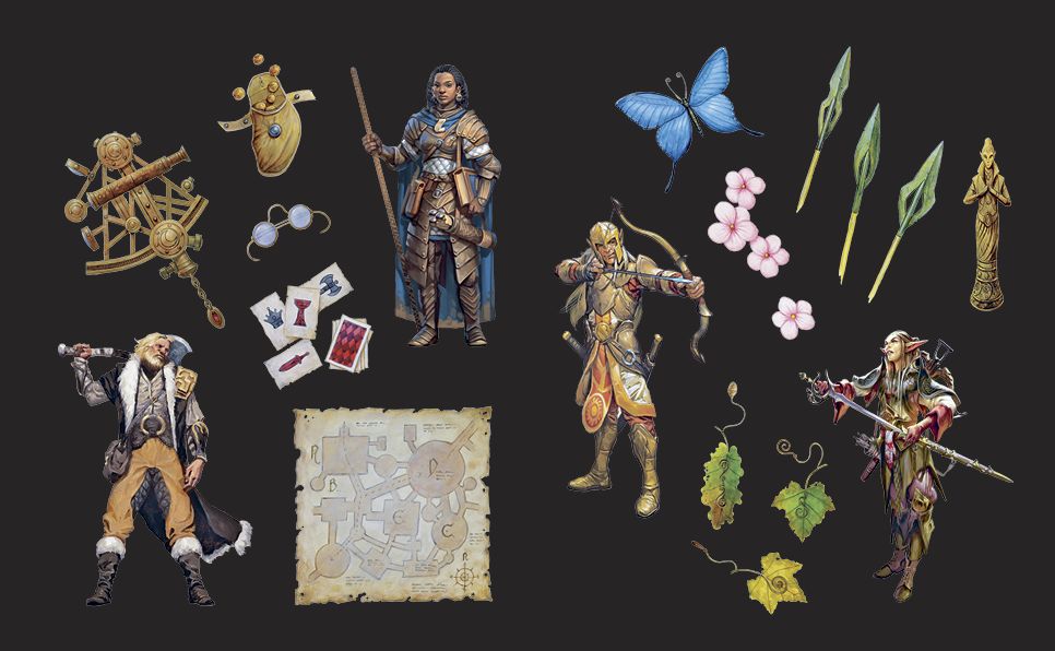 Dungeons & Dragons Stickerology: Legendary Stickers of Monsters, Magical Items, and More: Stickers for Journals, Water Bottles, Laptops, Planners, and More