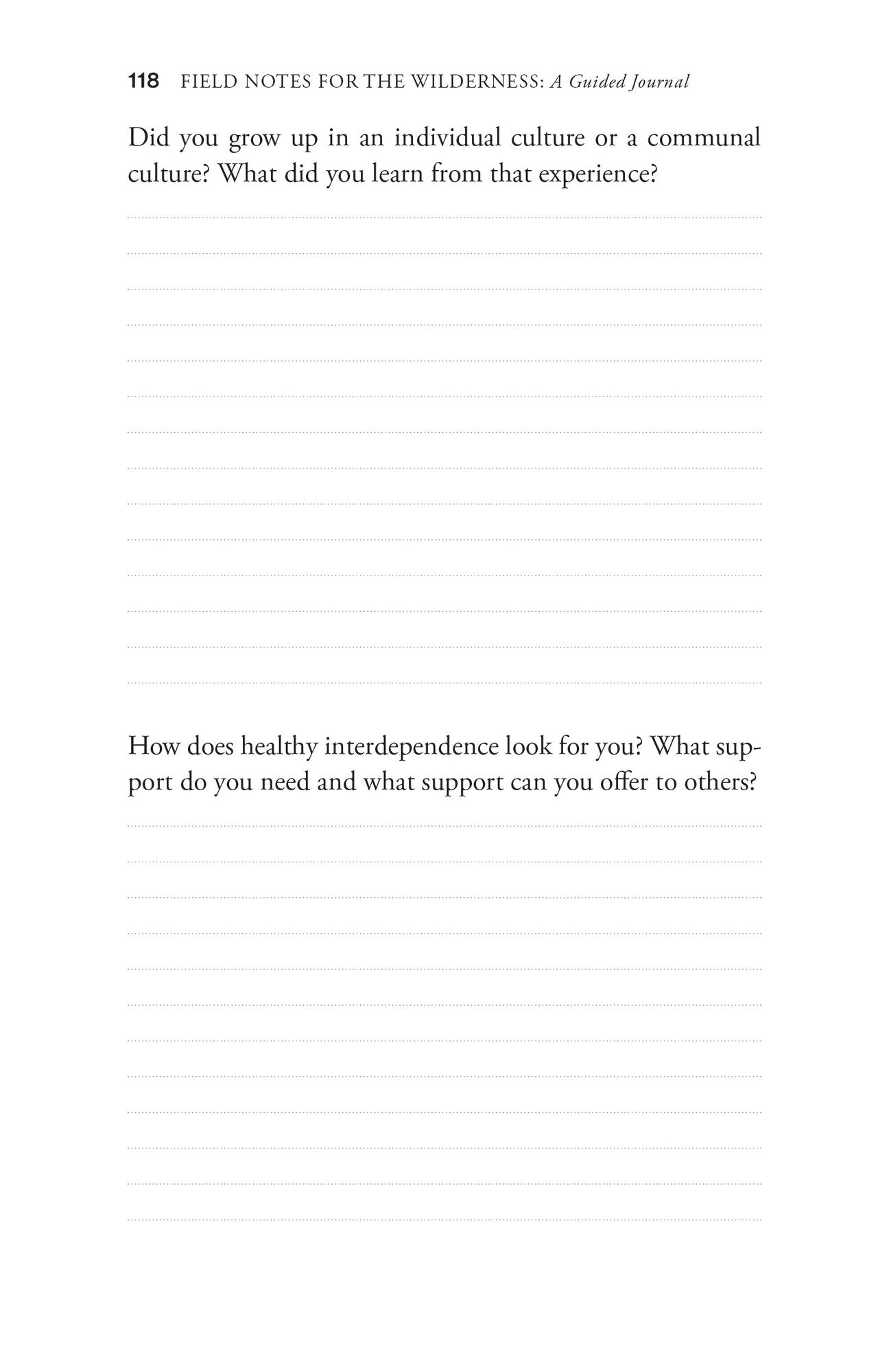 Field Notes for the Wilderness: A Guided Journal: Practices for an Evolving Faith