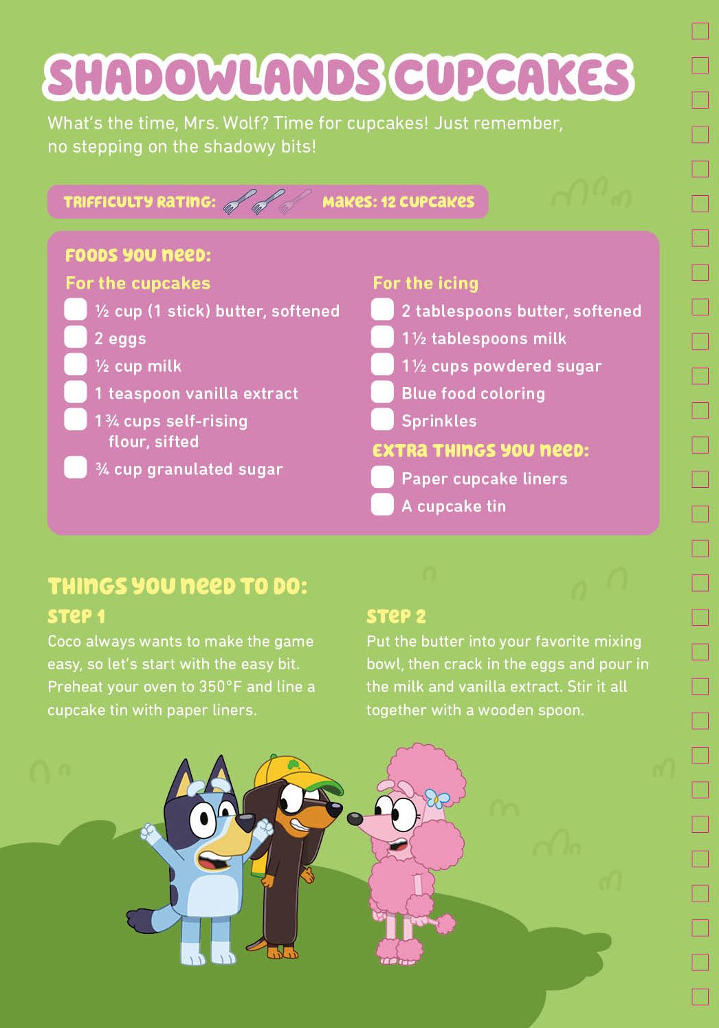 Bluey and Bingo's Fancy Restaurant Cookbook: Yummy Recipes, for Real Life