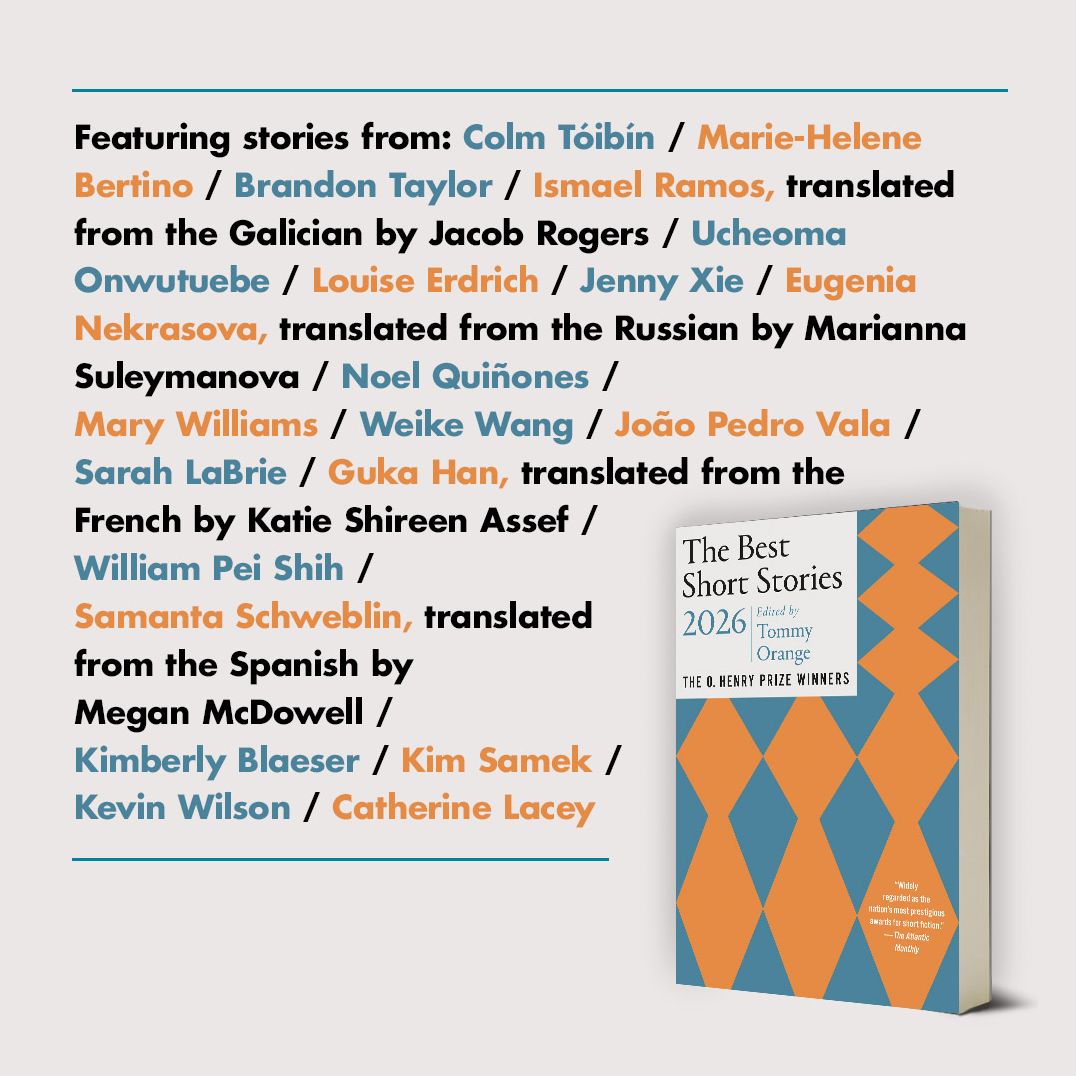 The Best Short Stories 2026: The O. Henry Prize Winners
