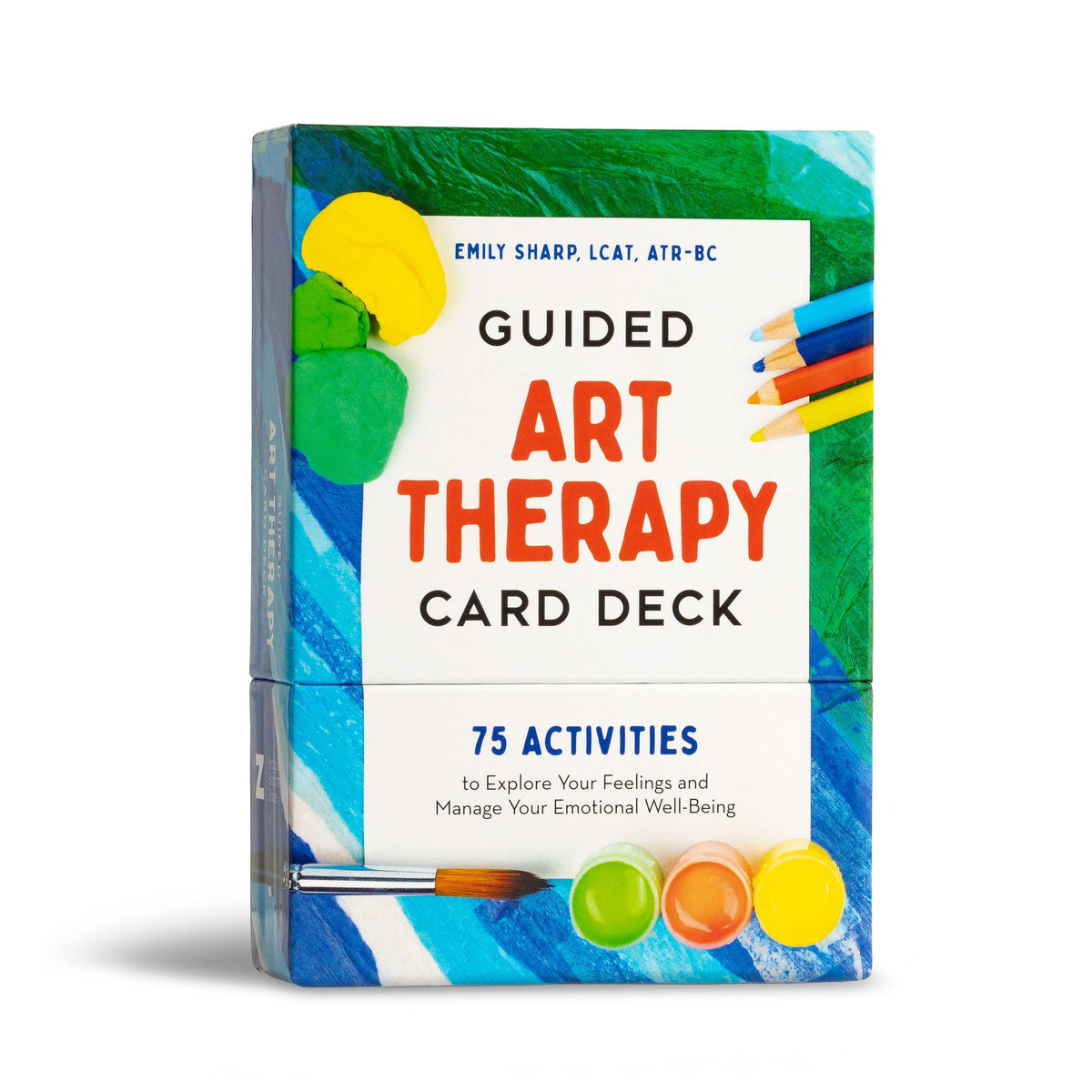 Guided Art Therapy Card Deck: 75 Activities to Explore Your Feelings and Manage Your Emotional Well-Being