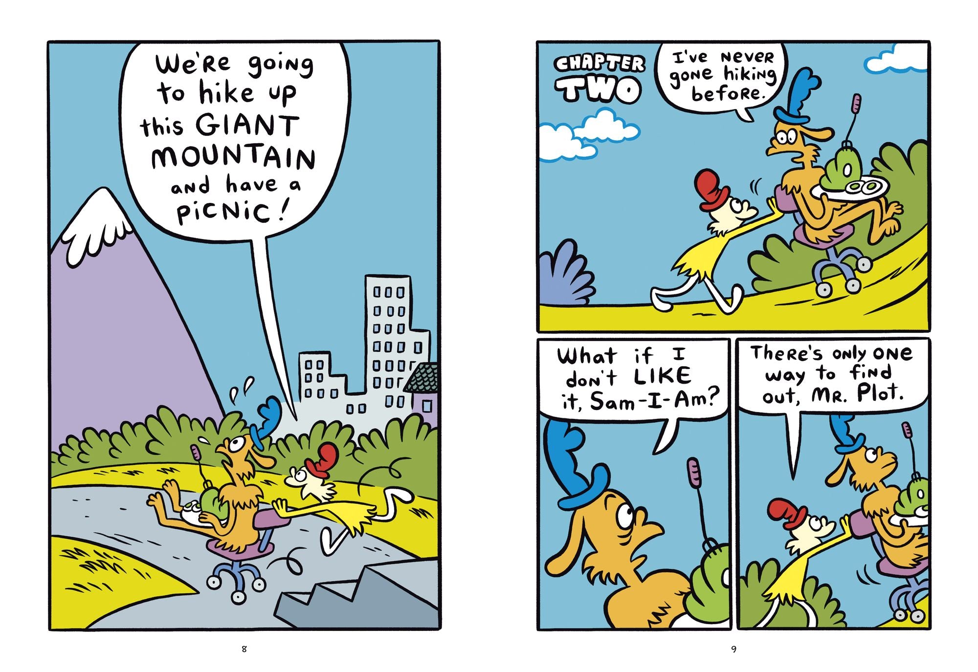 Dr. Seuss Graphic Novel: Green Eggs and Ham Take a Hike: A Green Eggs and Ham Story