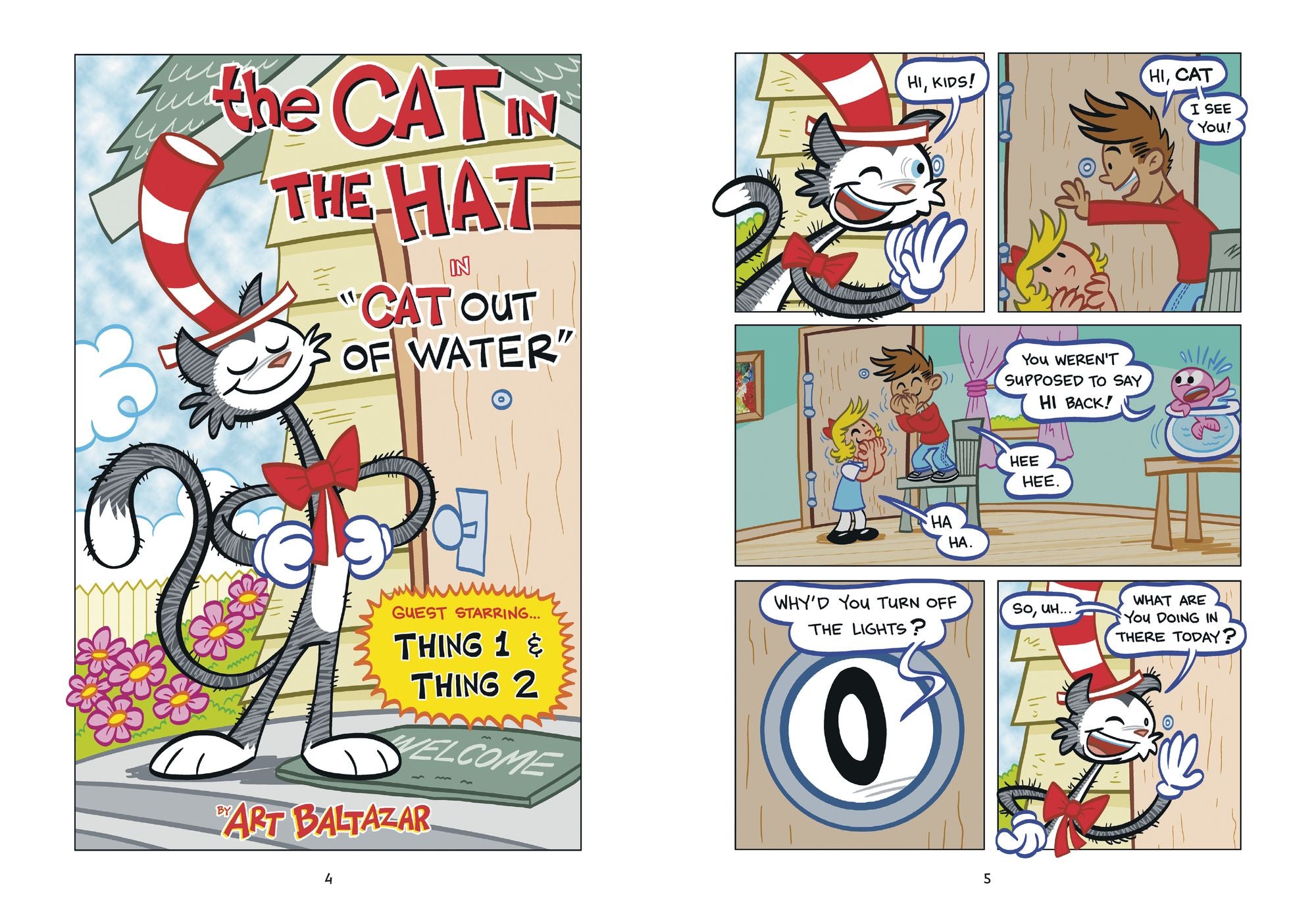 Dr. Seuss Graphic Novel: Cat Out of Water: A Cat in the Hat Story