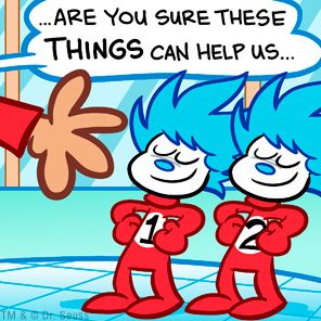 Dr. Seuss Graphic Novel: Thing One and Thing Two Have Homework to Do: A Cat in the Hat Story