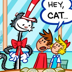 Dr. Seuss Graphic Novel: Thing One and Thing Two Have Homework to Do: A Cat in the Hat Story