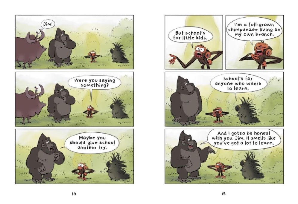 Grumpy Monkey School Stinks!: A Graphic Novel