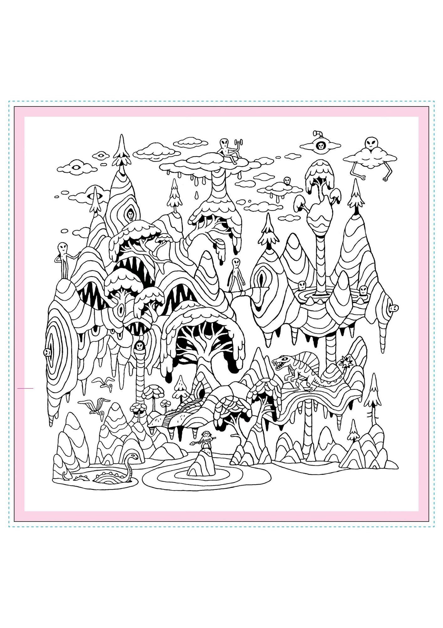 The Lost Forest: A Coloring Book