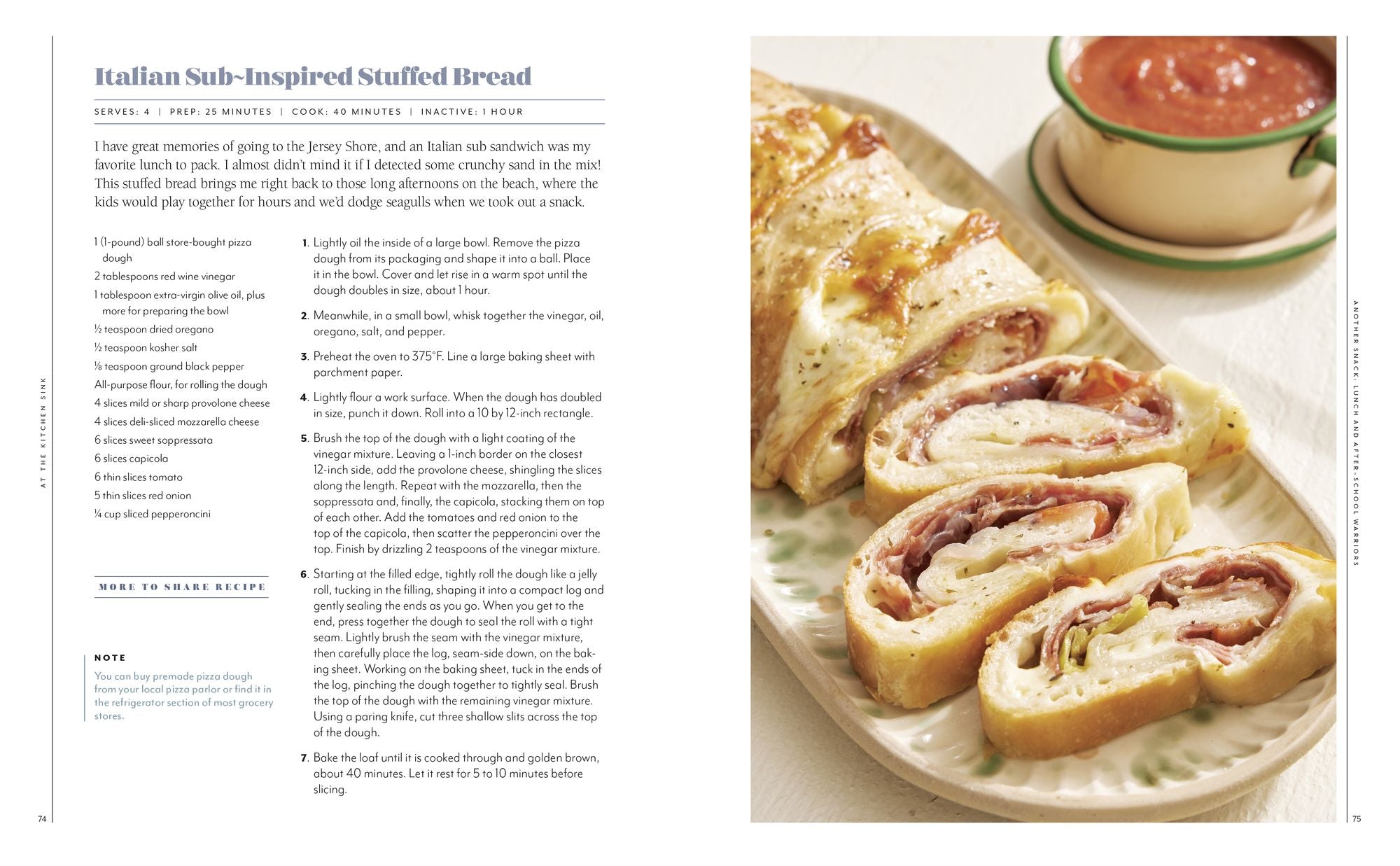 At the Kitchen Sink: Recipes to Fill Your Table, Words to Fill Your Heart; A Cookbook