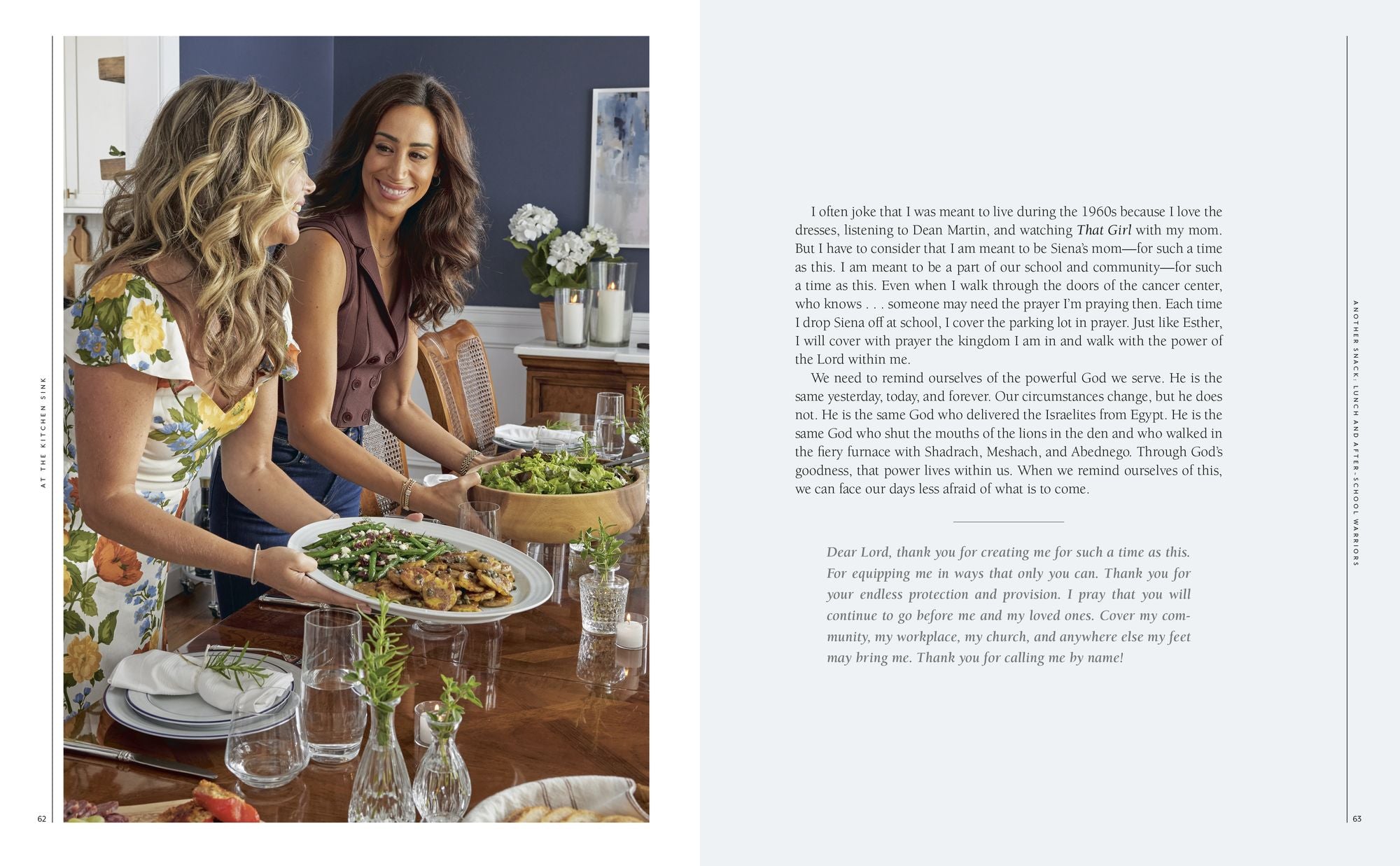 At the Kitchen Sink: Recipes to Fill Your Table, Words to Fill Your Heart; A Cookbook