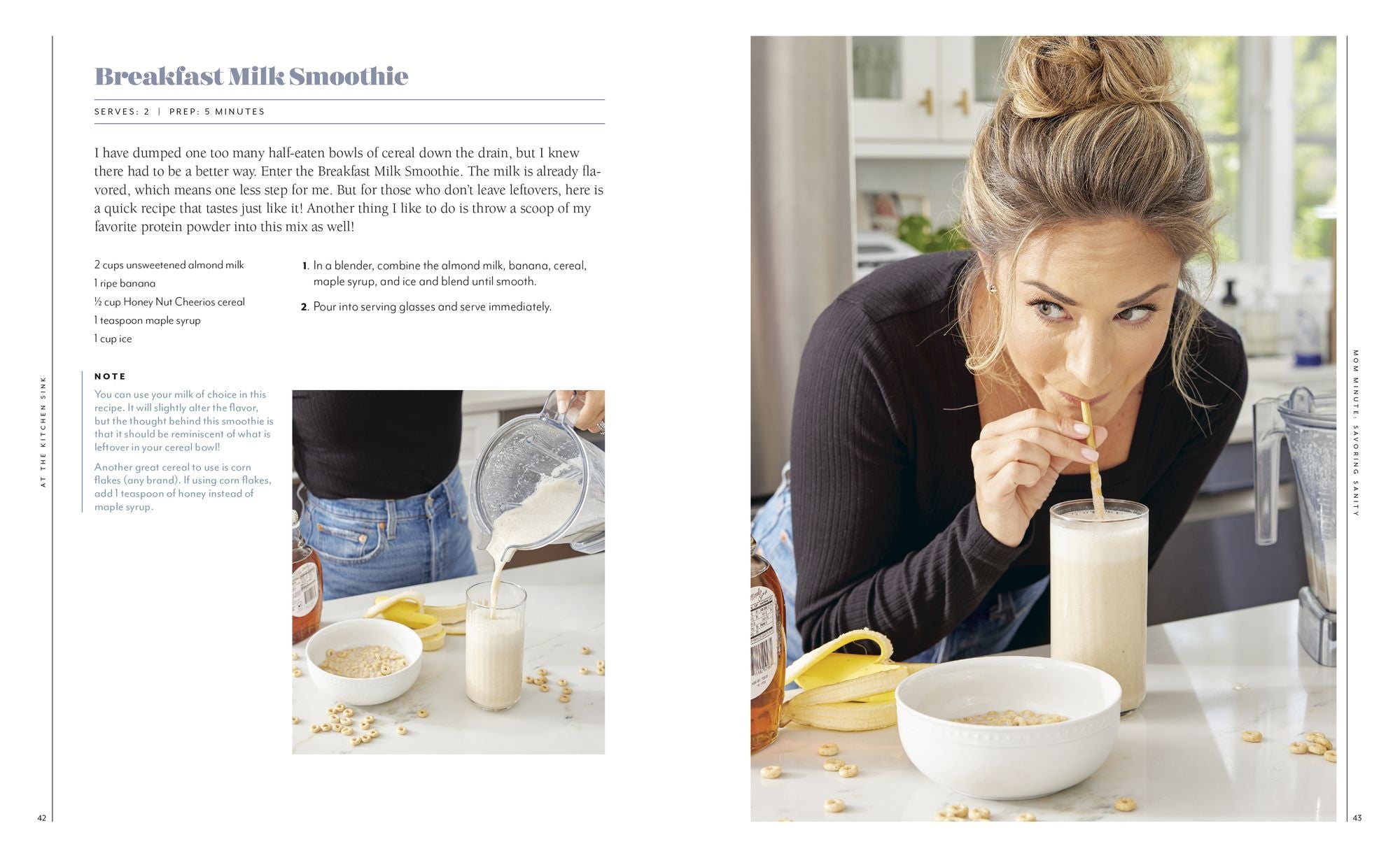 At the Kitchen Sink: Recipes to Fill Your Table, Words to Fill Your Heart; A Cookbook