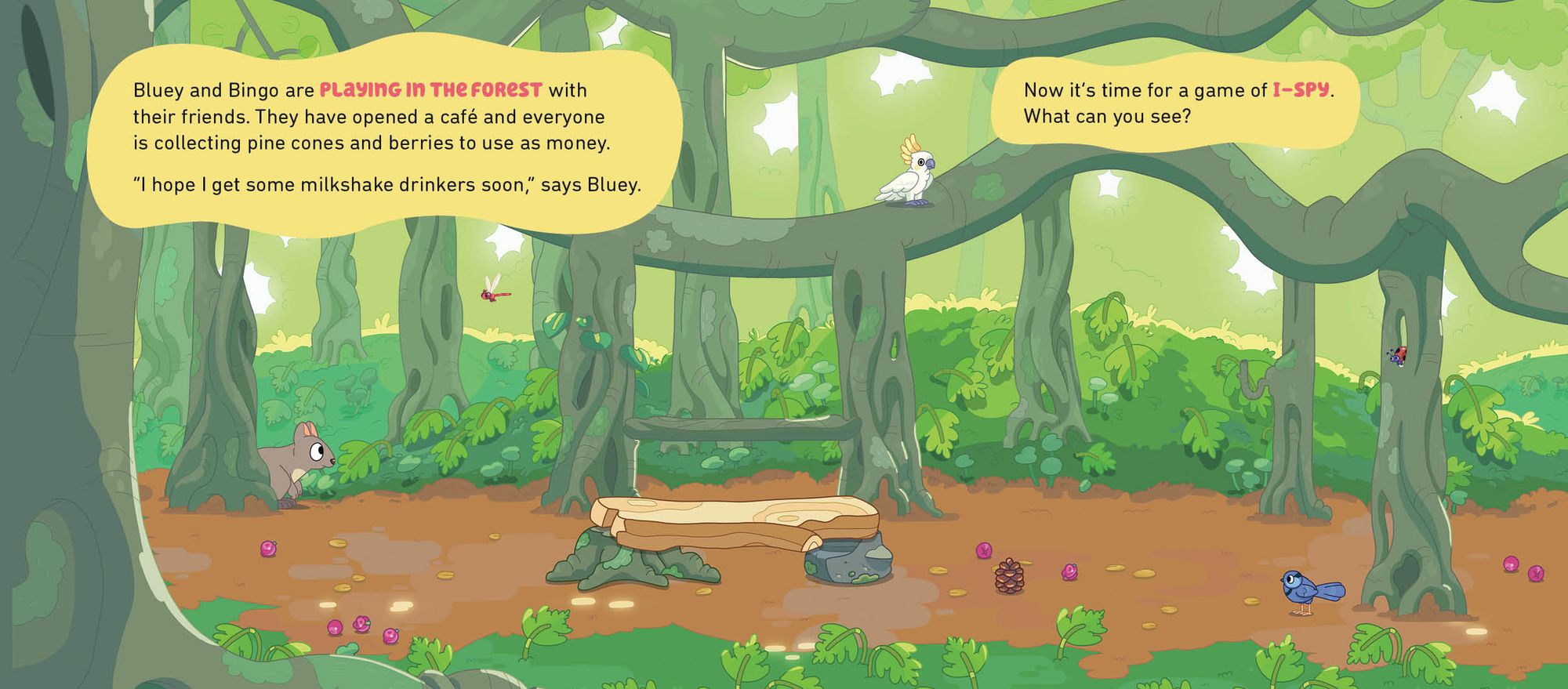 Bluey: Let's Play Outside!: A Magnet Book