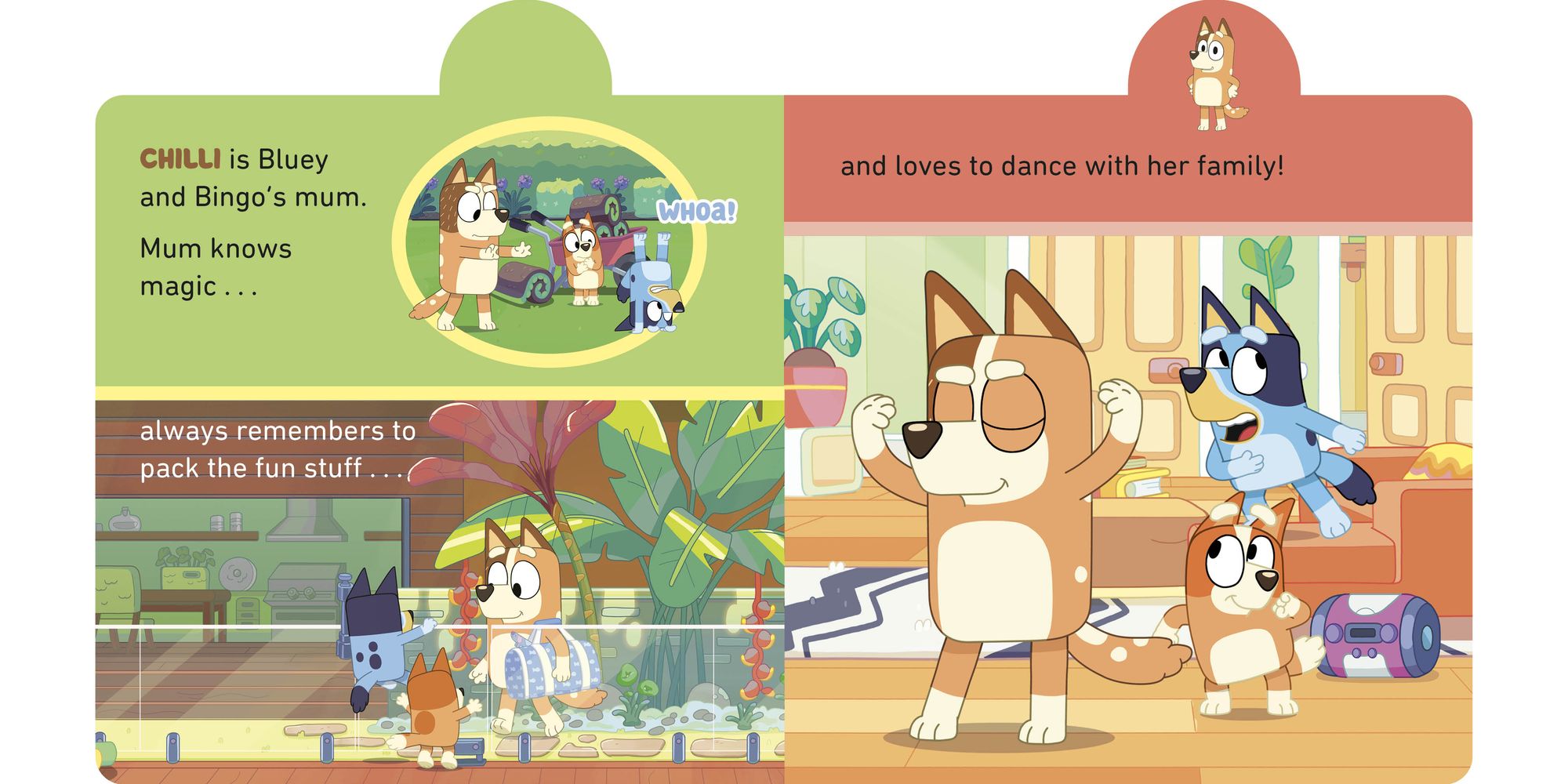 Meet Bluey's Family: A Tabbed Board Book
