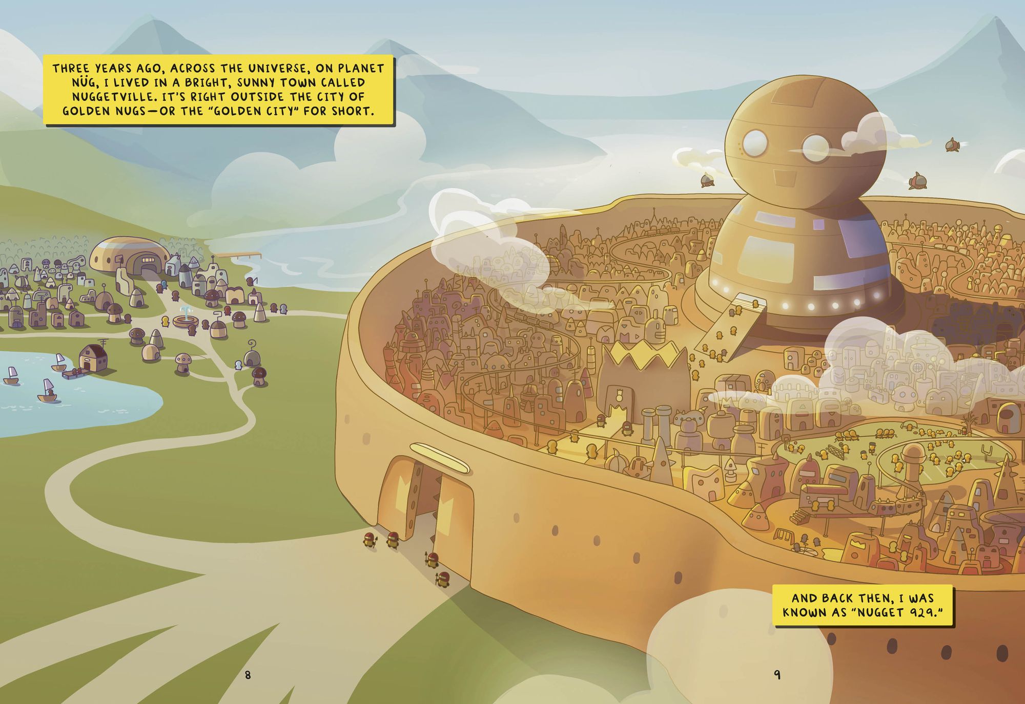 The Adventures of Tubby Nugget: Escape from Nuggetville #1: A Graphic Novel