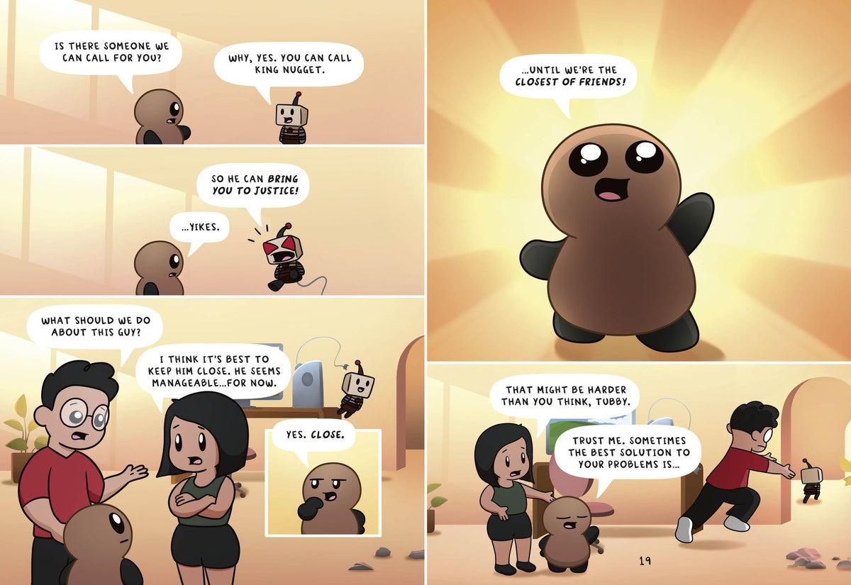 The Adventures of Tubby Nugget: Big Robot Invasion #2: A Graphic Novel