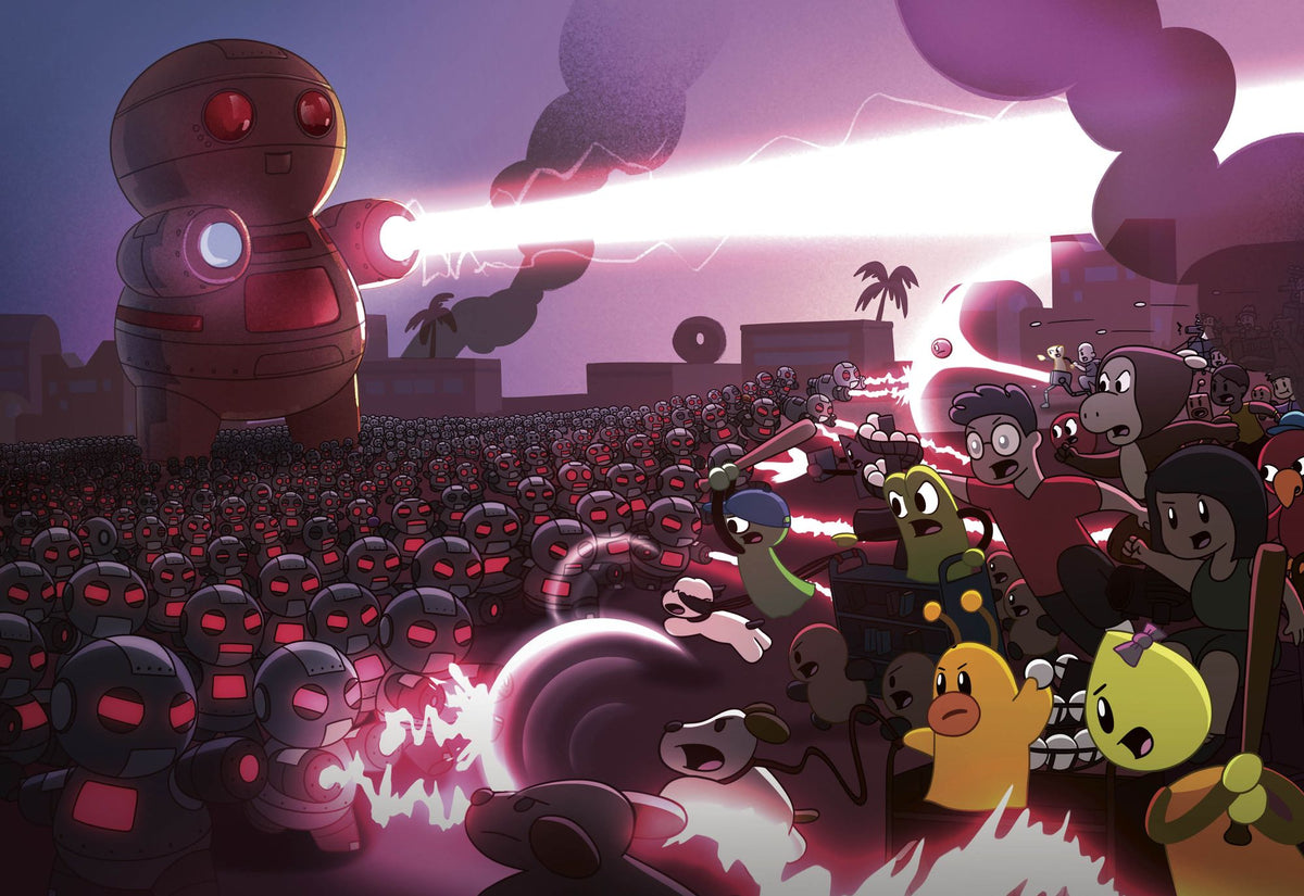 The Adventures of Tubby Nugget: Big Robot Invasion #2: A Graphic Novel