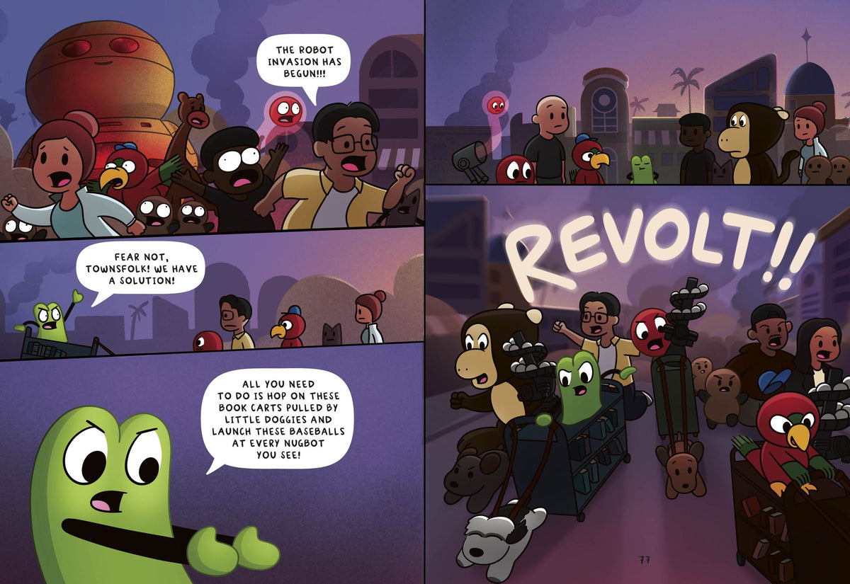 The Adventures of Tubby Nugget: Big Robot Invasion #2: A Graphic Novel