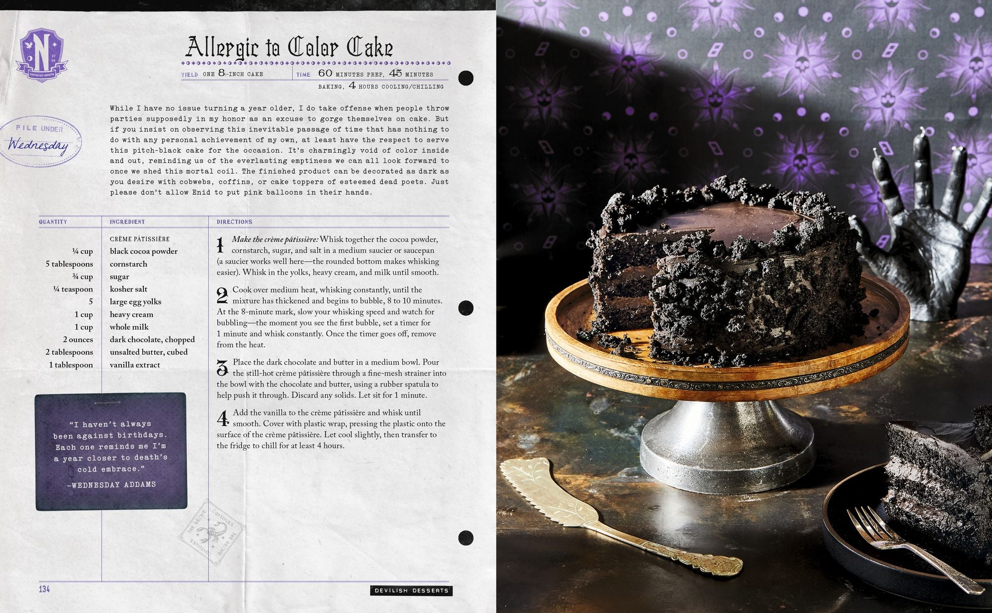 The Official Wednesday Cookbook: The Woefully Weird Recipes of Nevermore Academy