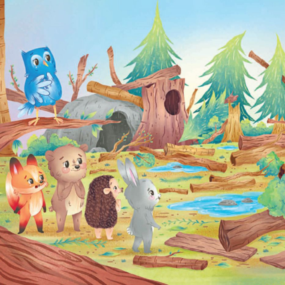 Adventures in the Friendly Forest: A 30-Day Storybook Devotional to Help Kids Grow in Faith and Character