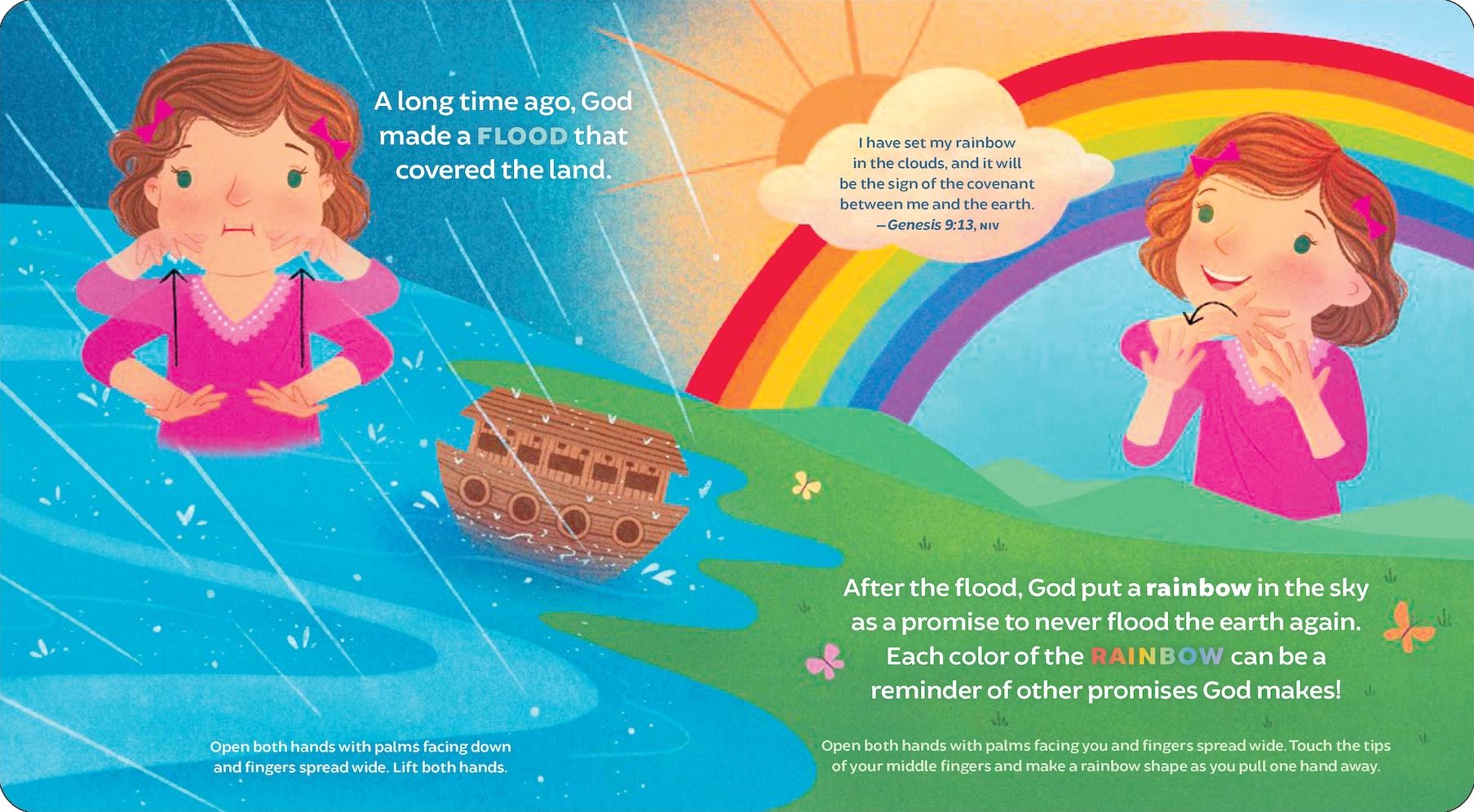 ASL Gospel Signs: God's Rainbow of Promises: An ASL Gospel Signs Board Book