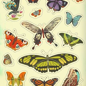 What's Inside a Garden? Stickerology: 500+ Stickers of Blooms, Butterflies, Birds, and More; Stickers for Gardeners, Nature-Lovers, and More; Stickers for Journals, Water Bottles, and Laptops