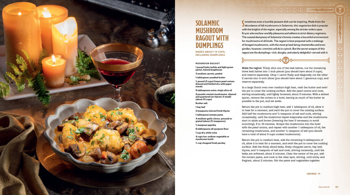 Heroes' Feast Legends of the Table (Dungeons & Dragons): An Official D&D Cookbook