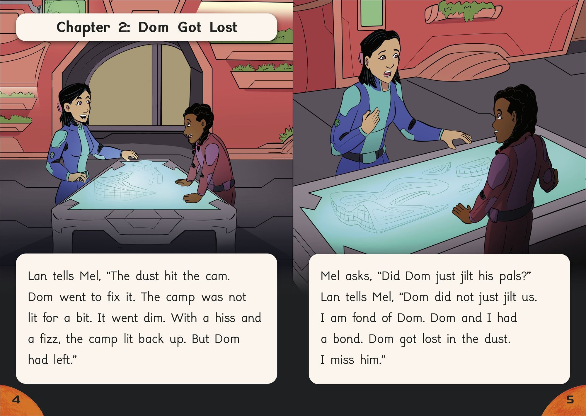 Phonic Books Mel on Mars: Decodable Books for Older Readers (CVC, Consonant Blends and Consonant Teams)