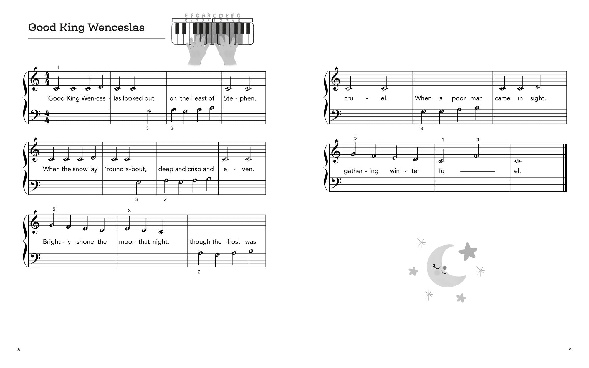 My First Christmas Piano Music: Easy-to-Play Holiday Songs for Kids
