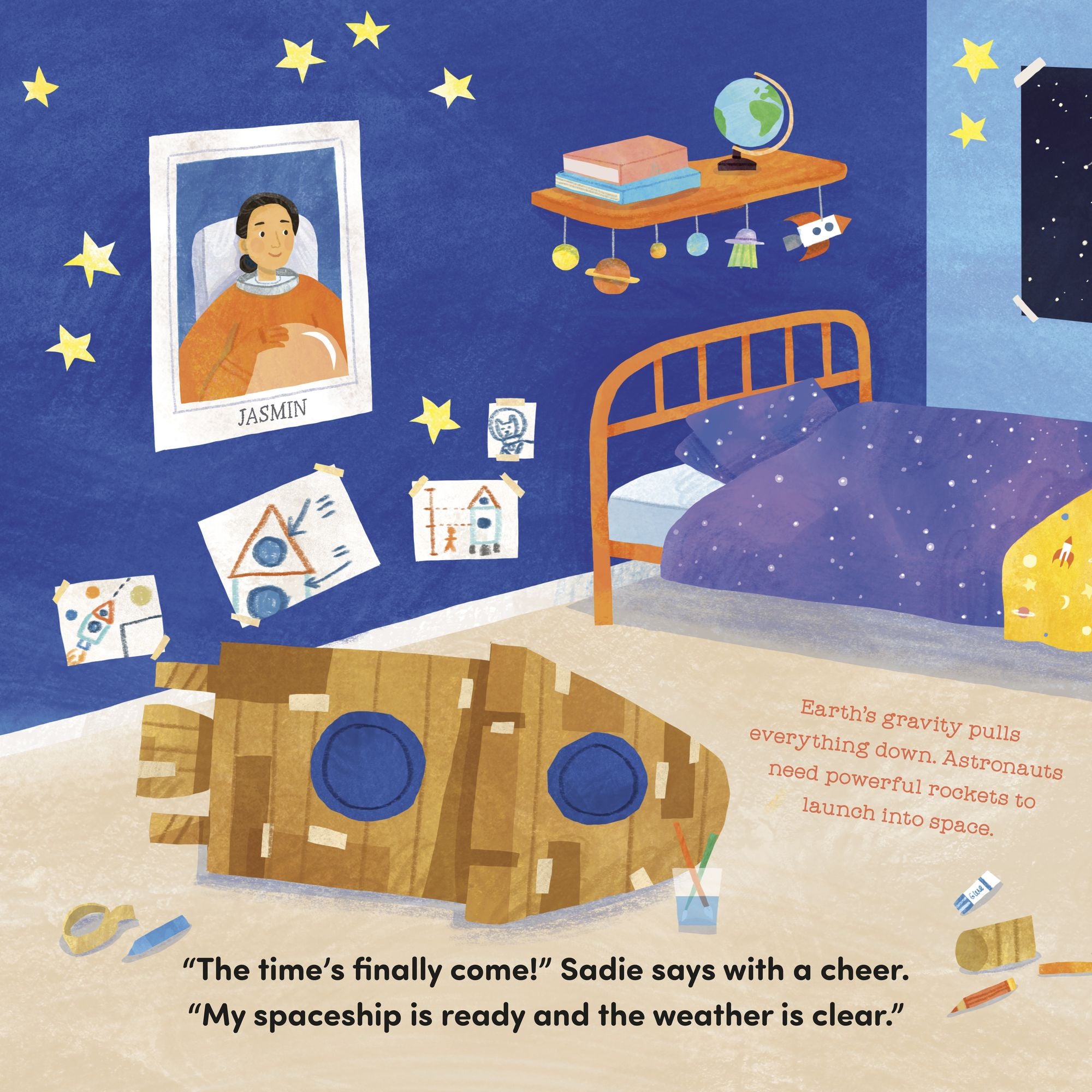 Sadie Soars into Space: A Storybook with Fun Solar System Facts