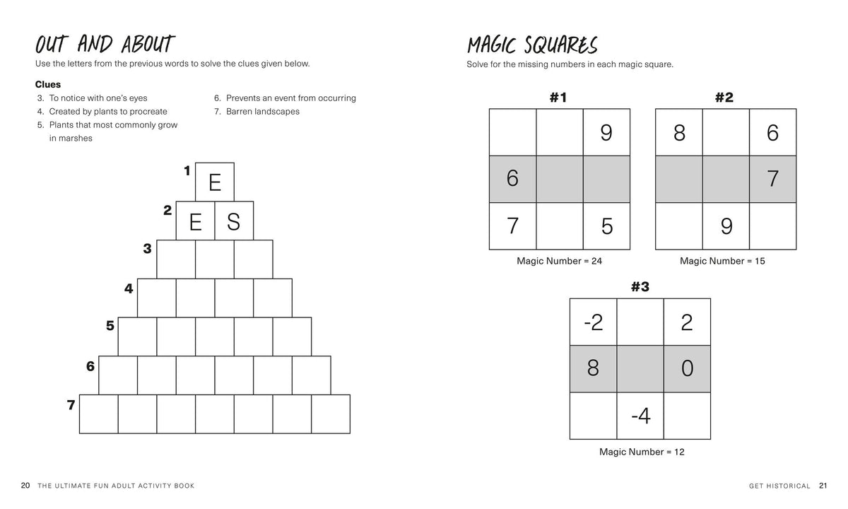 The Ultimate Fun Adult Activity Book: Logic Puzzles, Sudoku, Mazes, Word Searches, Crosswords, Acrostics, Coloring, and More!