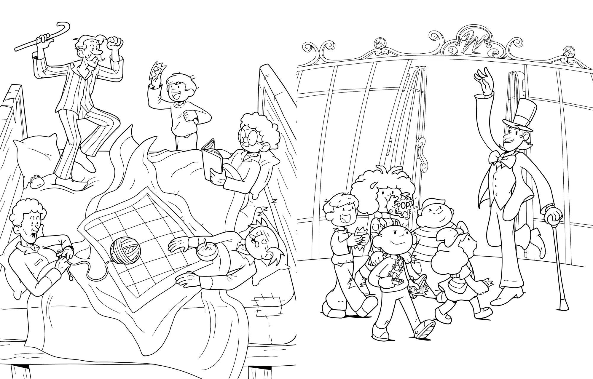Wonka's Whipple-Scrumptious Coloring Adventure