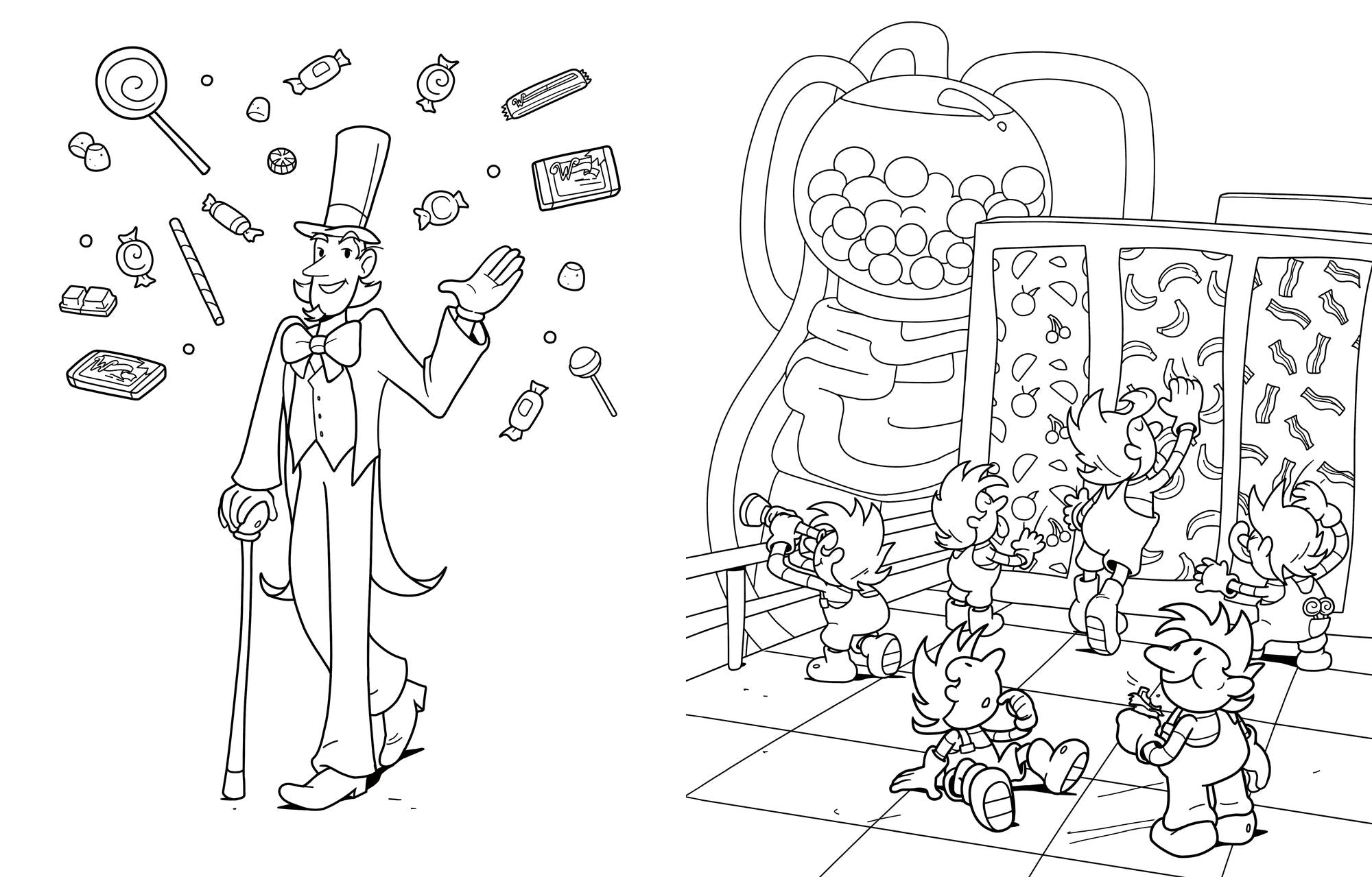 Wonka's Whipple-Scrumptious Coloring Adventure